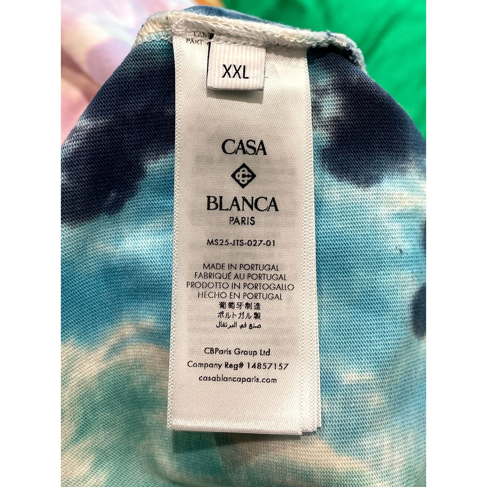 Casablanca Casablanca Surf Trip Tie Dye Multicolor Tee Size US XXL / EU 58 / 5 - 5 Thumbnail