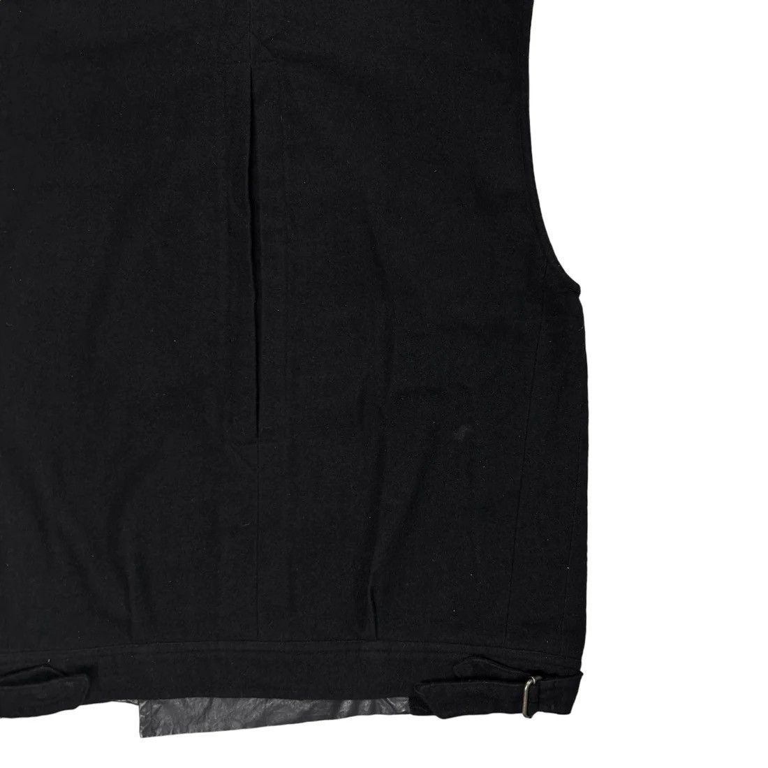 Dries Van Noten Dries Van Noten Double Breasted Waxed Panel Wool Vest Size US M / EU 48-50 / 2 - 9 Thumbnail