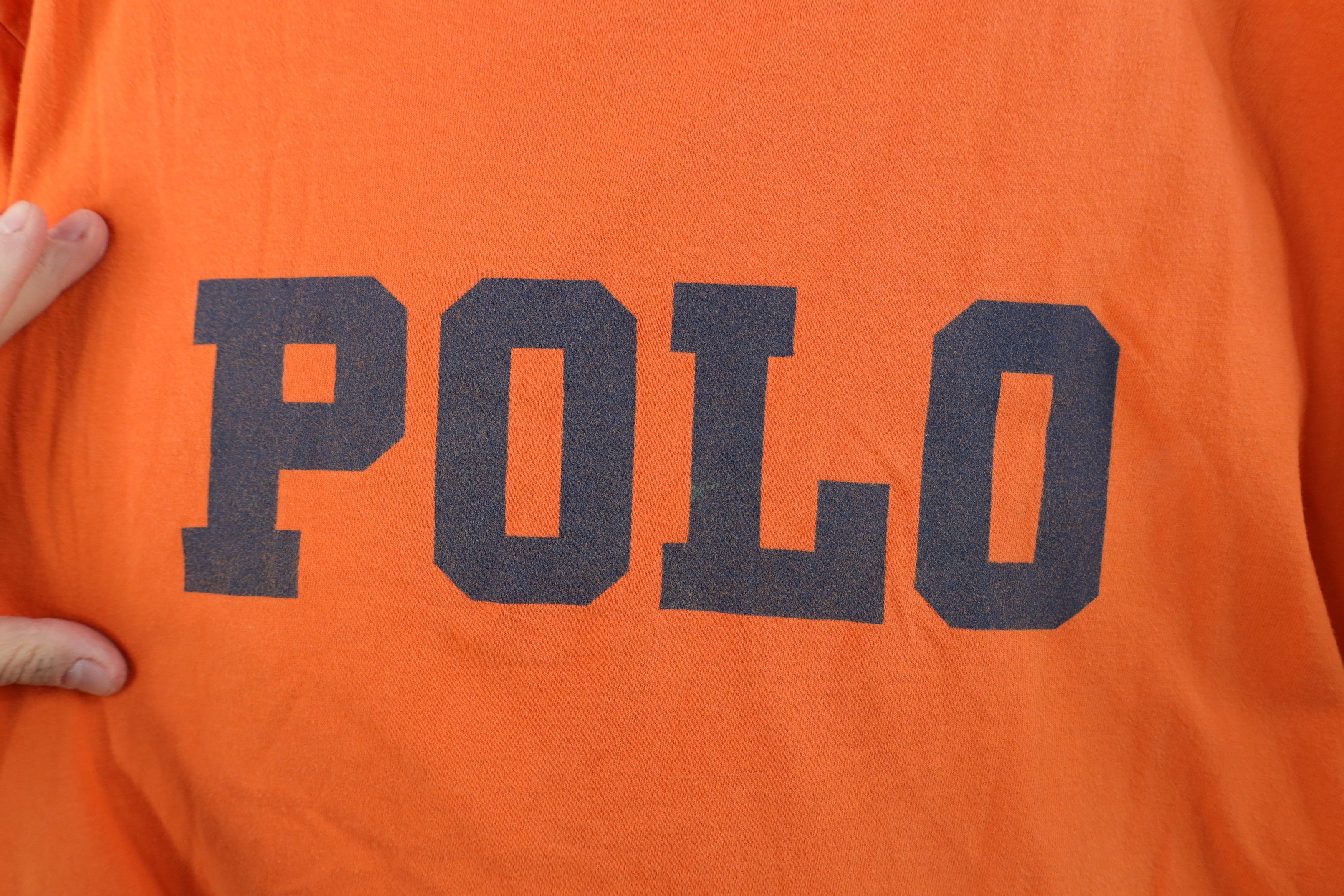 Ralph Lauren Vintage 90s Polo Sport Ralph Lauren Block Letter T-Shirt Size US M / EU 48-50 / 2 - 4 Thumbnail