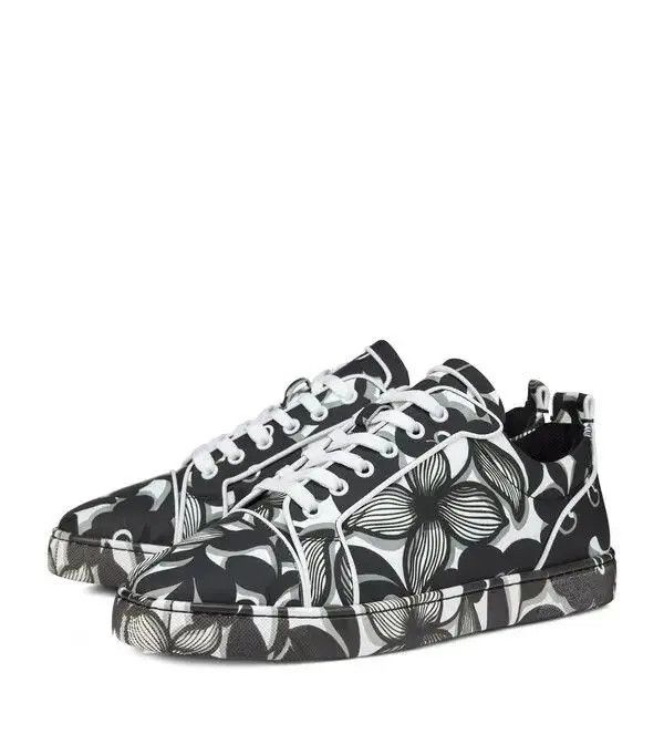 Christian Louboutin o1bcso1str0825 Louis Junior Orlato in Black/White Size US 7 / EU 40 - 1 Thumbnail