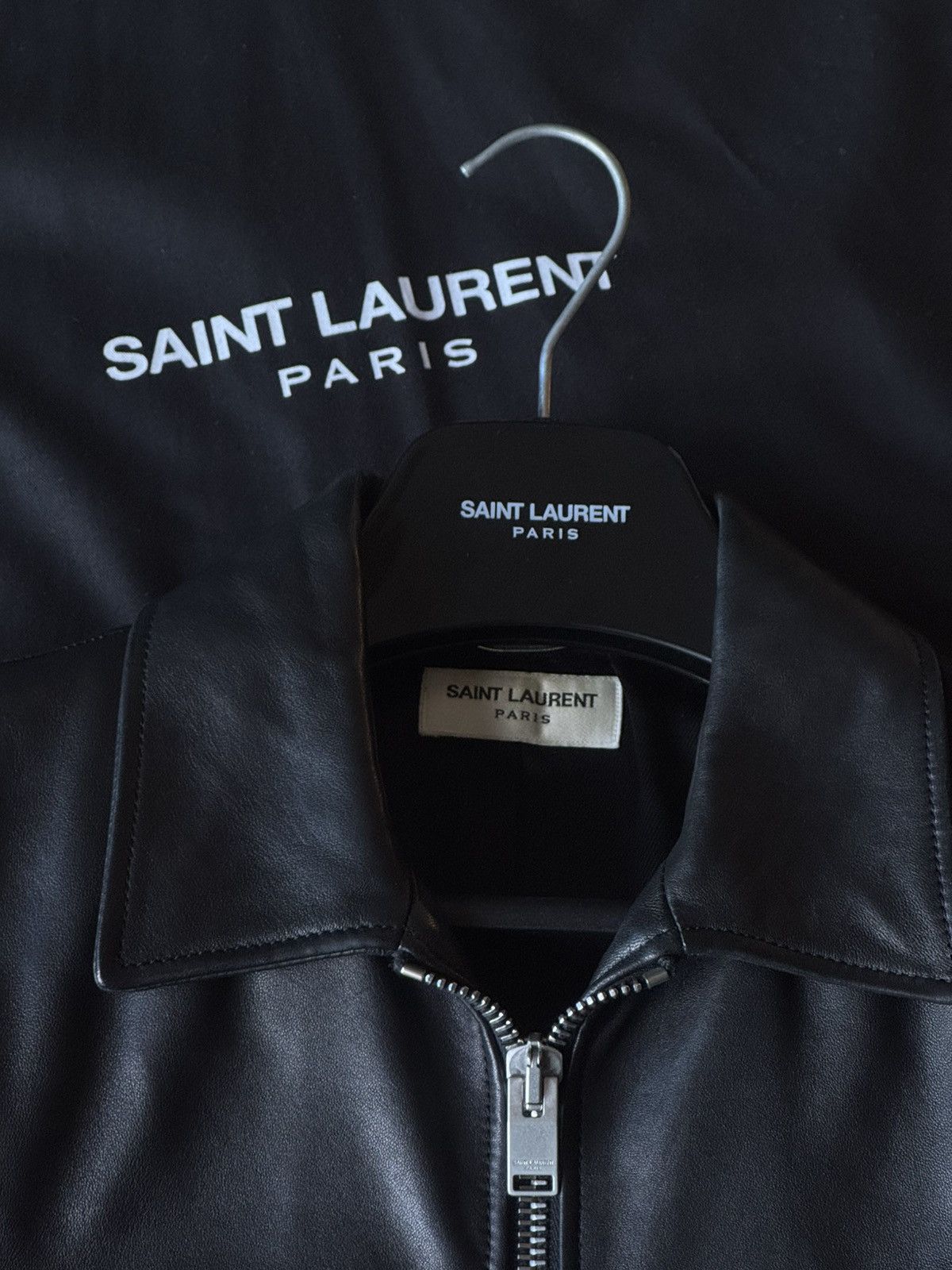 Saint Laurent Paris Saint Laurent Paris FW13 Cafe Racer leather jacket Size US S / EU 44-46 / 1 - 10 Thumbnail