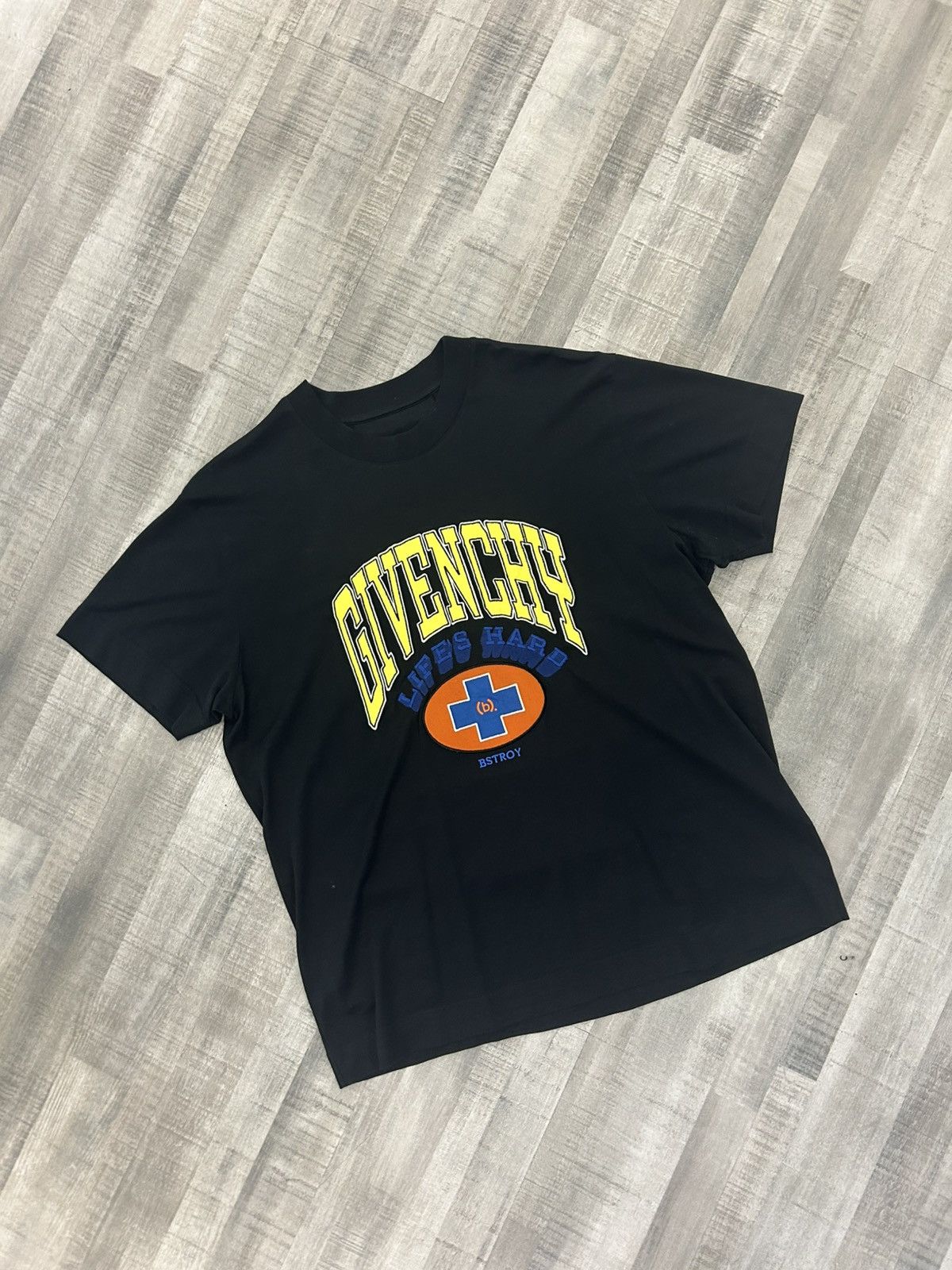 Givenchy Givenchy x Bstroy "Life's Hard" Tee Size US L / EU 52-54 / 3 - 1 Thumbnail