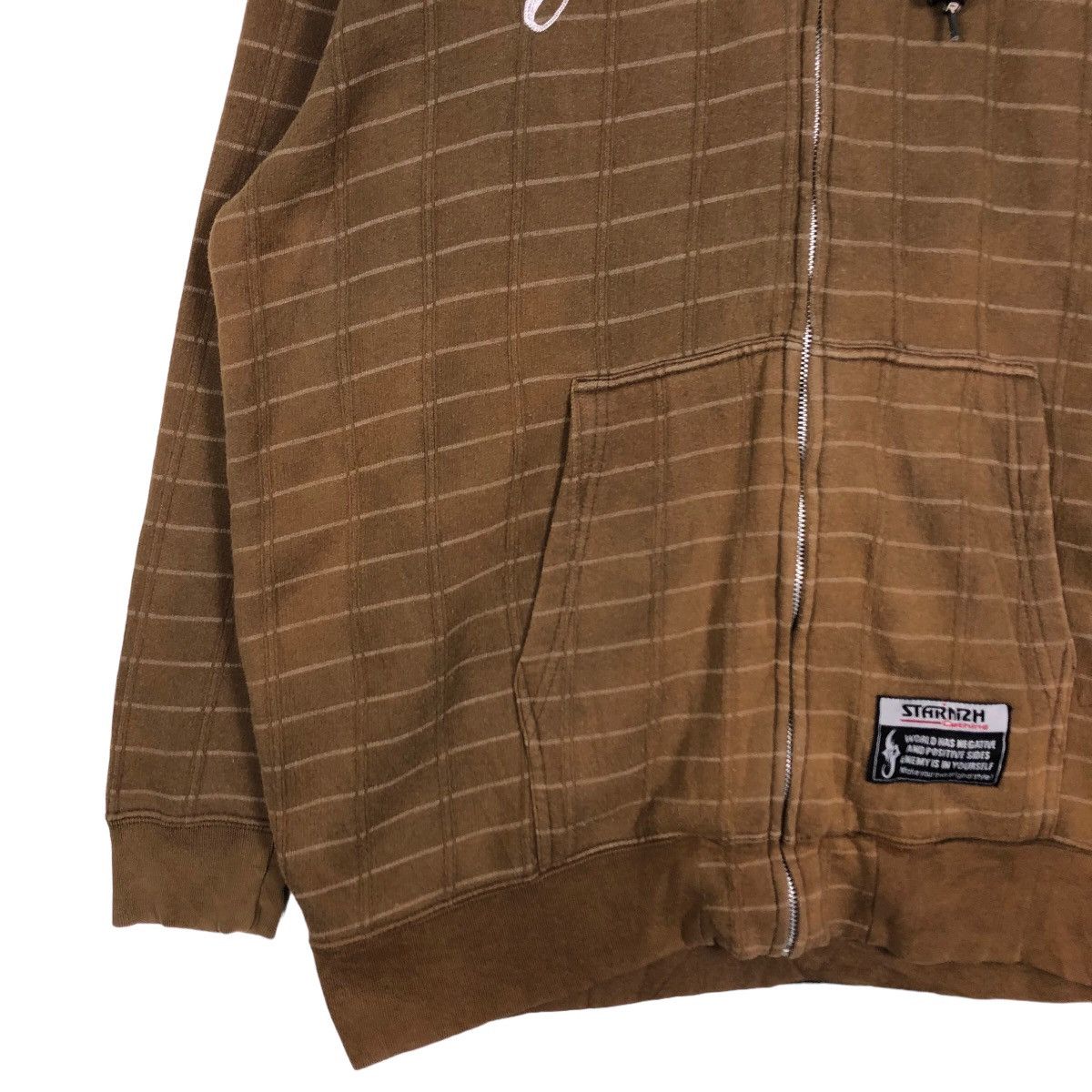 Japanese Brand 🔥Vintage Starnish Hoodie Zipper Jacket Big Logo Streetwear Size US XL / EU 56 / 4 - 4 Thumbnail