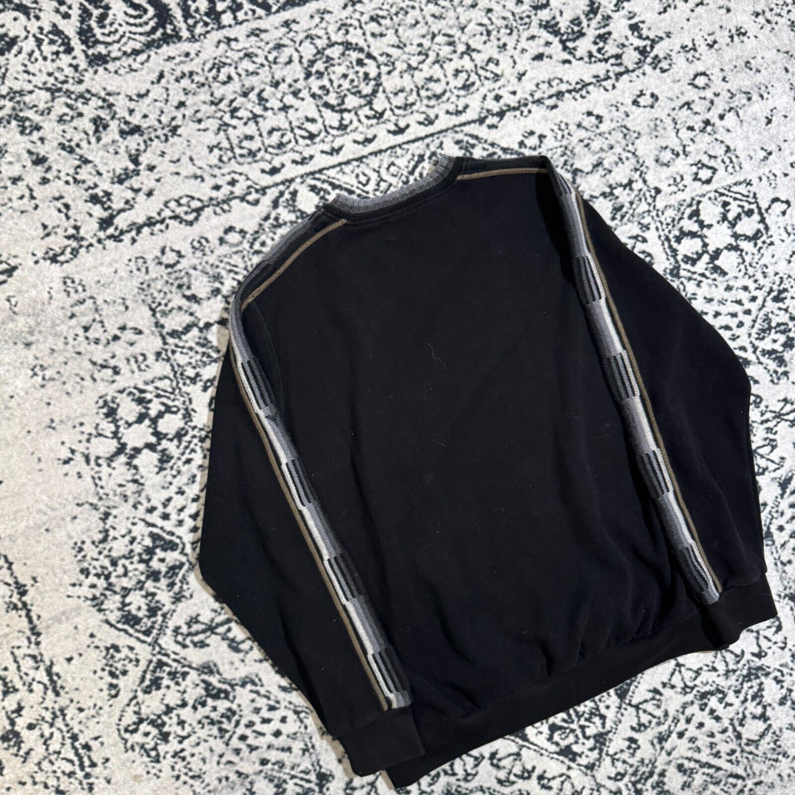 Carlo Colucci × Vintage Vintage Carlo Colucci Unisex Black Cotton Sweater Size XL Size US XL / EU 56 / 4 - 10 Thumbnail