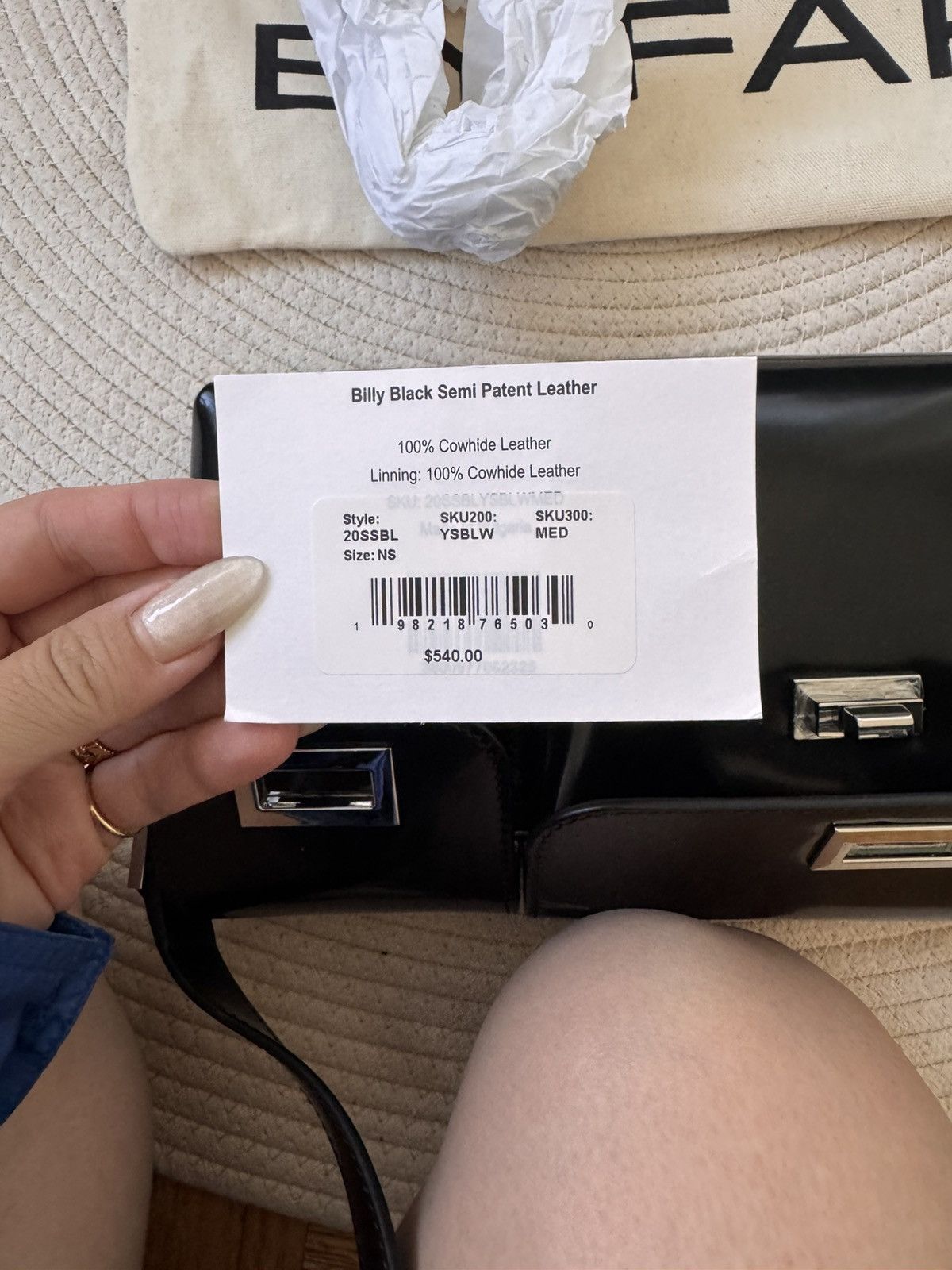 By Far By far Billy bag semi patent leather shoulder bag BNWT Size ONE SIZE - 9 Thumbnail