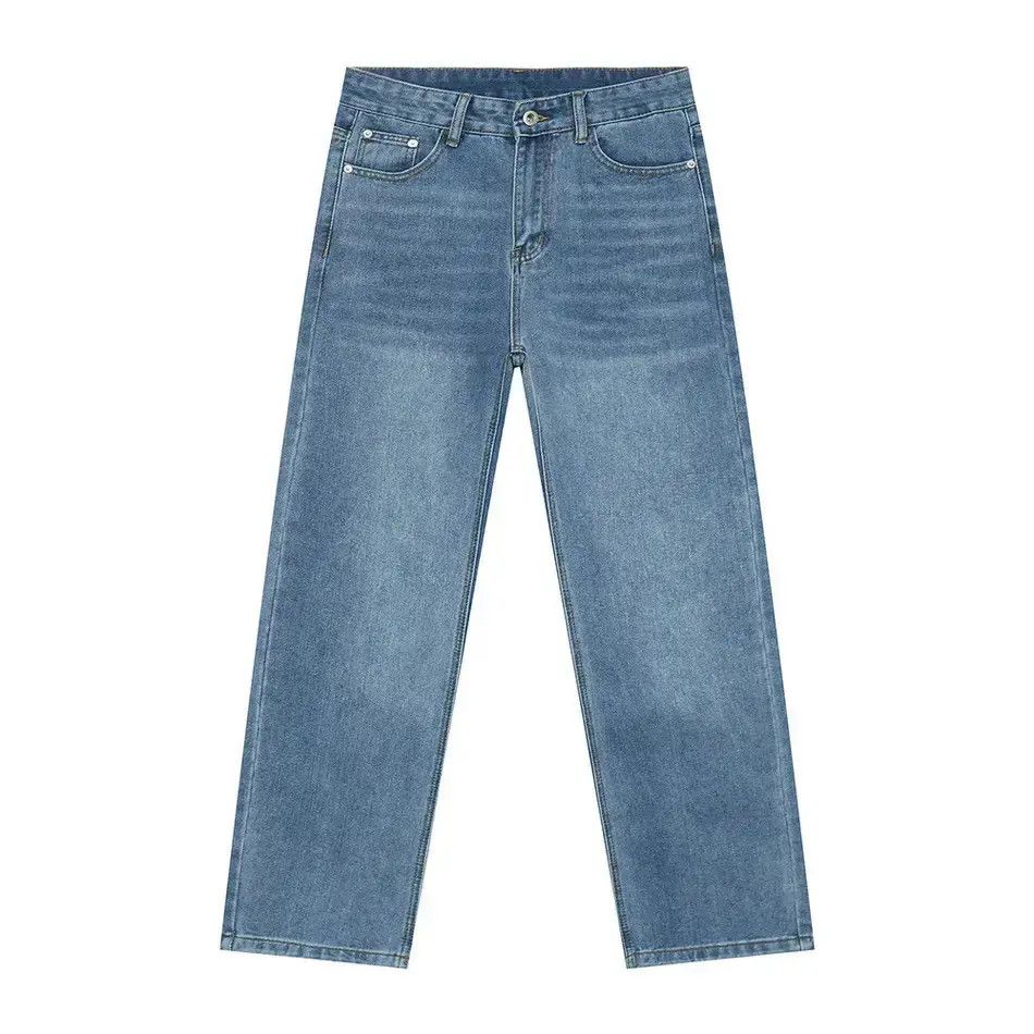 Japanese Brand Retro loose straight leg casual jeans Size US 30 / EU 46 - 4 Thumbnail