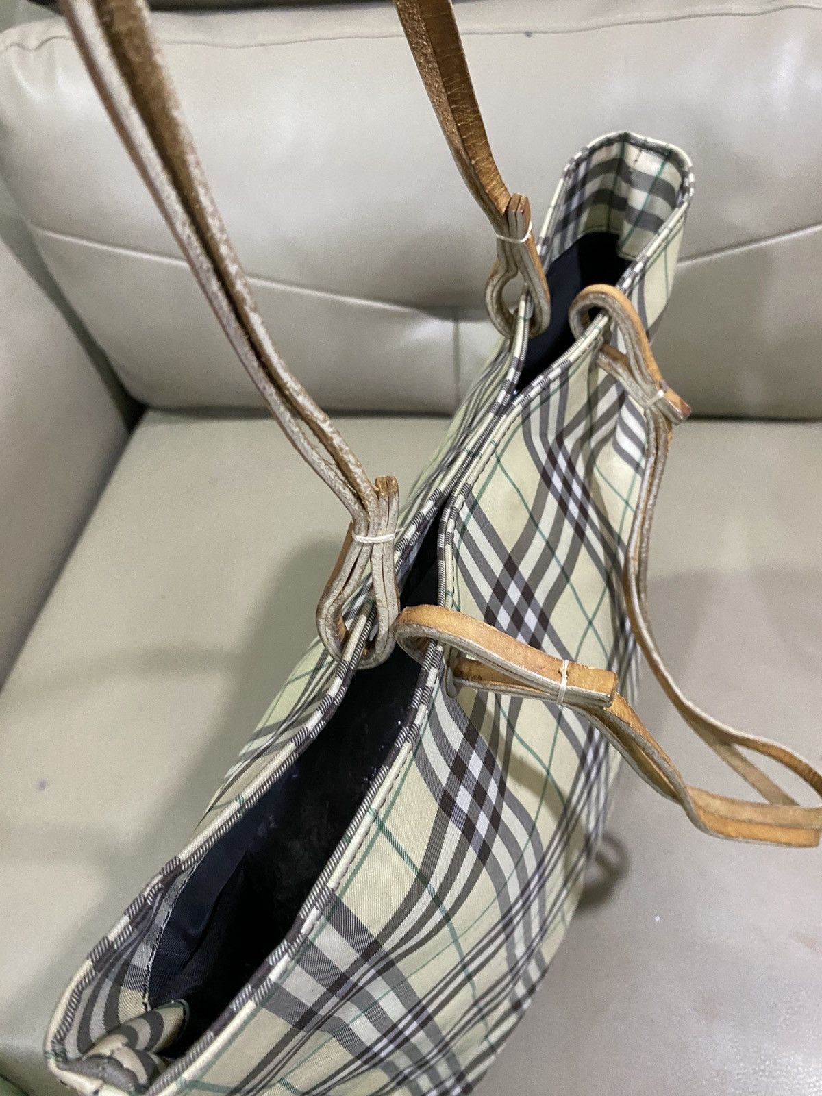 Burberry Authentic Vintage Burberry Nova Check Tote Bag Size ONE SIZE - 13 Thumbnail