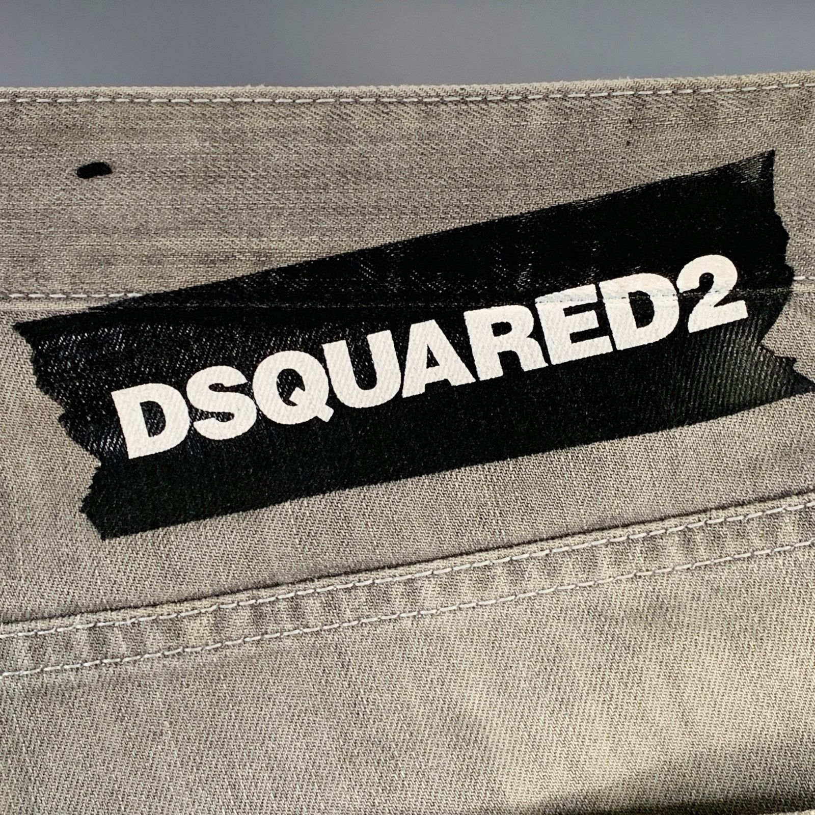 Dsquared2 DSQUARED2 Distressed Cotton Straight Button Jeans Size US 32 / EU 48 - 4 Thumbnail