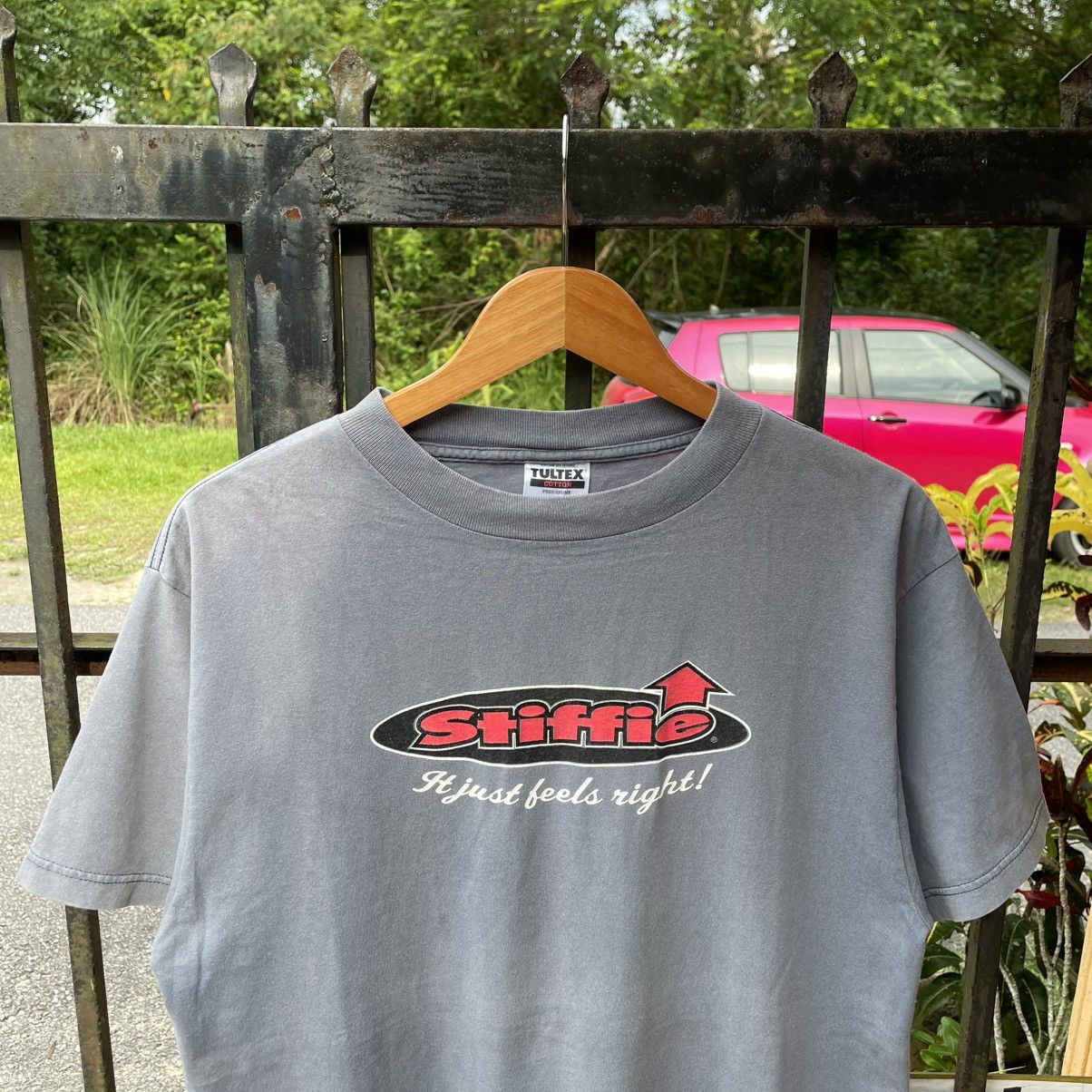Welcome Skateboards 🔥Vintage 90s Stiffies Double Mirror Print Skateboard Tee Size US L / EU 52-54 / 3 - 4 Thumbnail