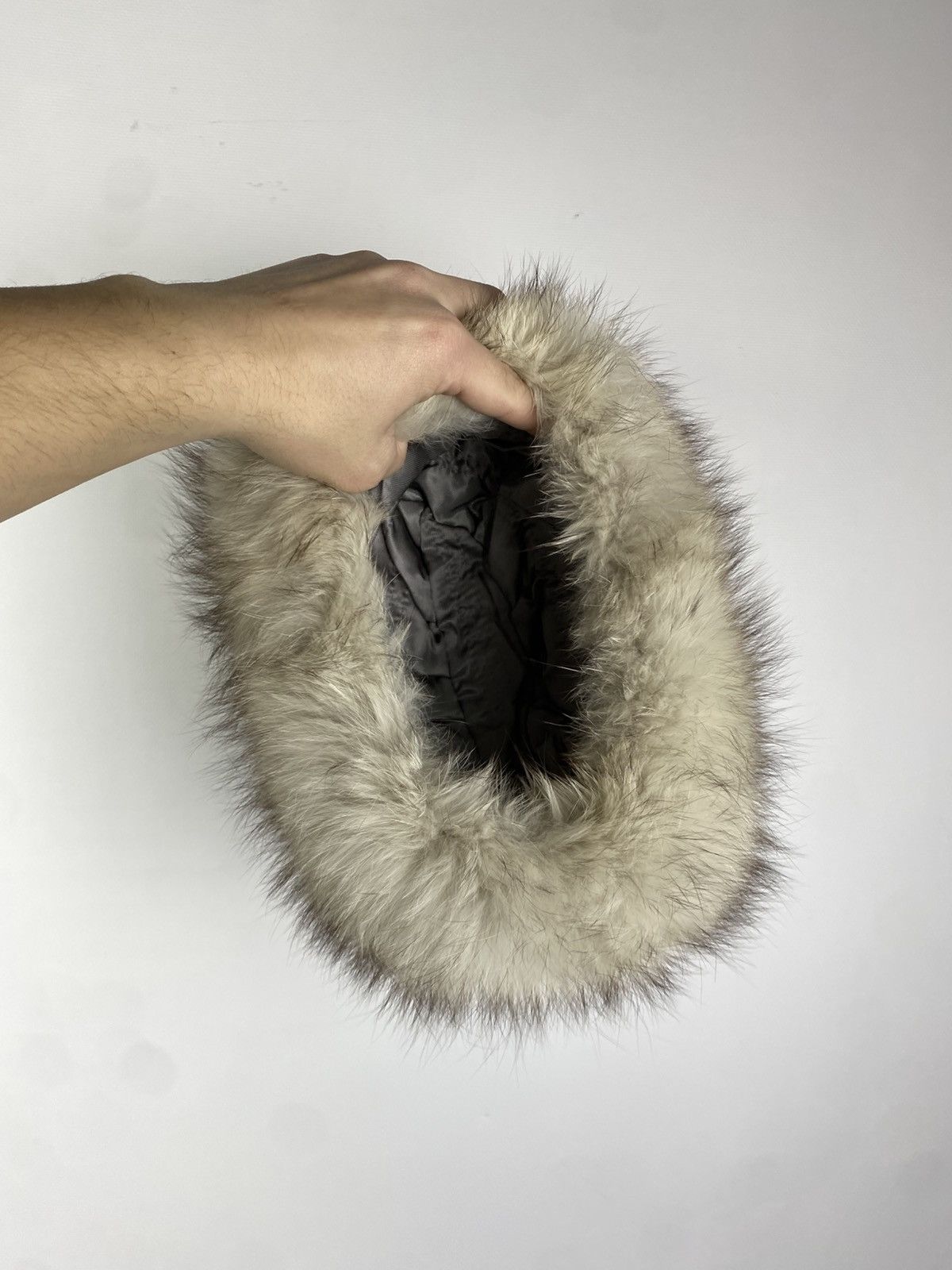 20471120 × Hysteric Glamour VNTG Y2K Japanese Style Boxy Fuzzy Mohair Ushanka Hat A8G Size ONE SIZE - 5 Thumbnail