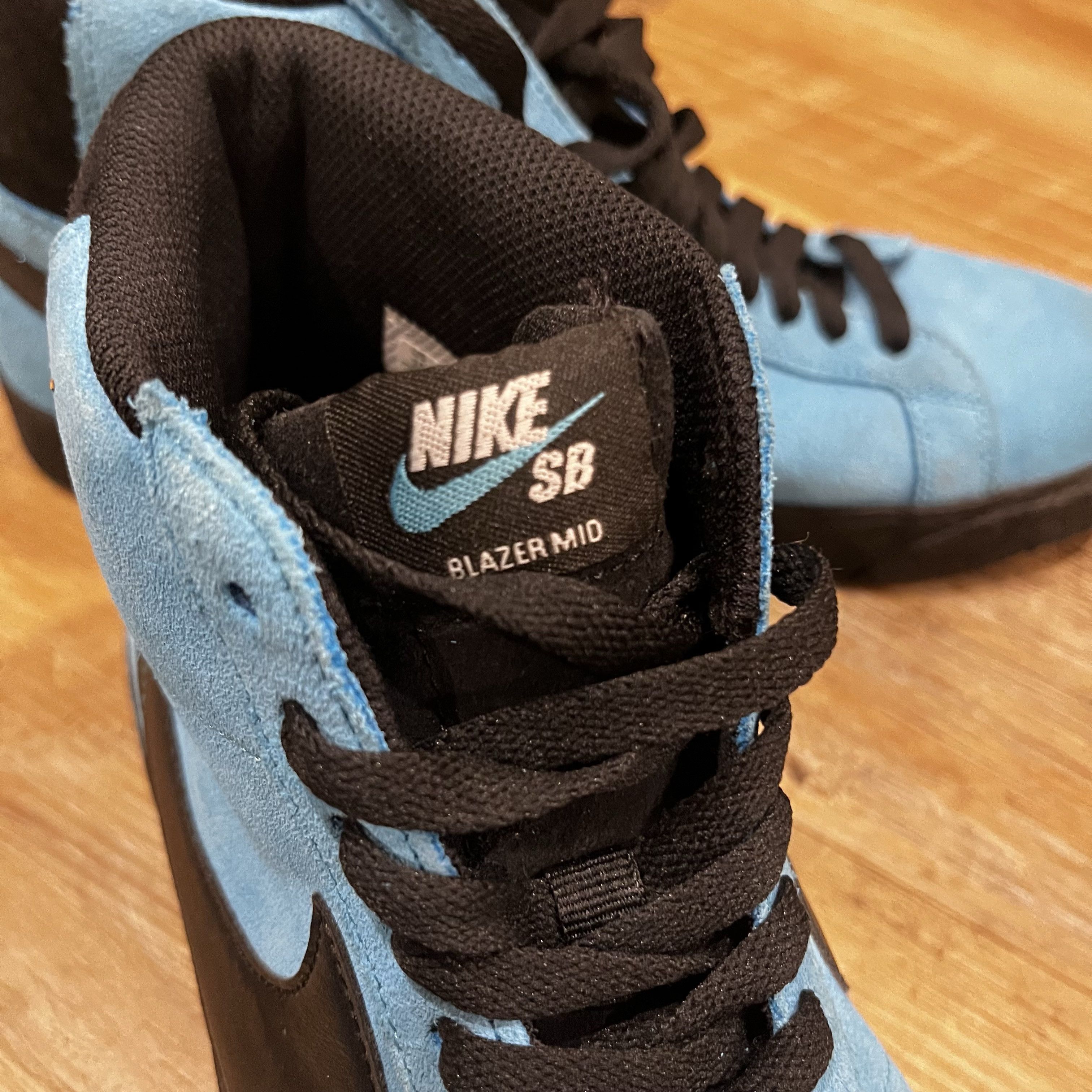 Nike Nike SB Blazer High Baltic Blue Suede Size US 10 / EU 43 - 5 Thumbnail