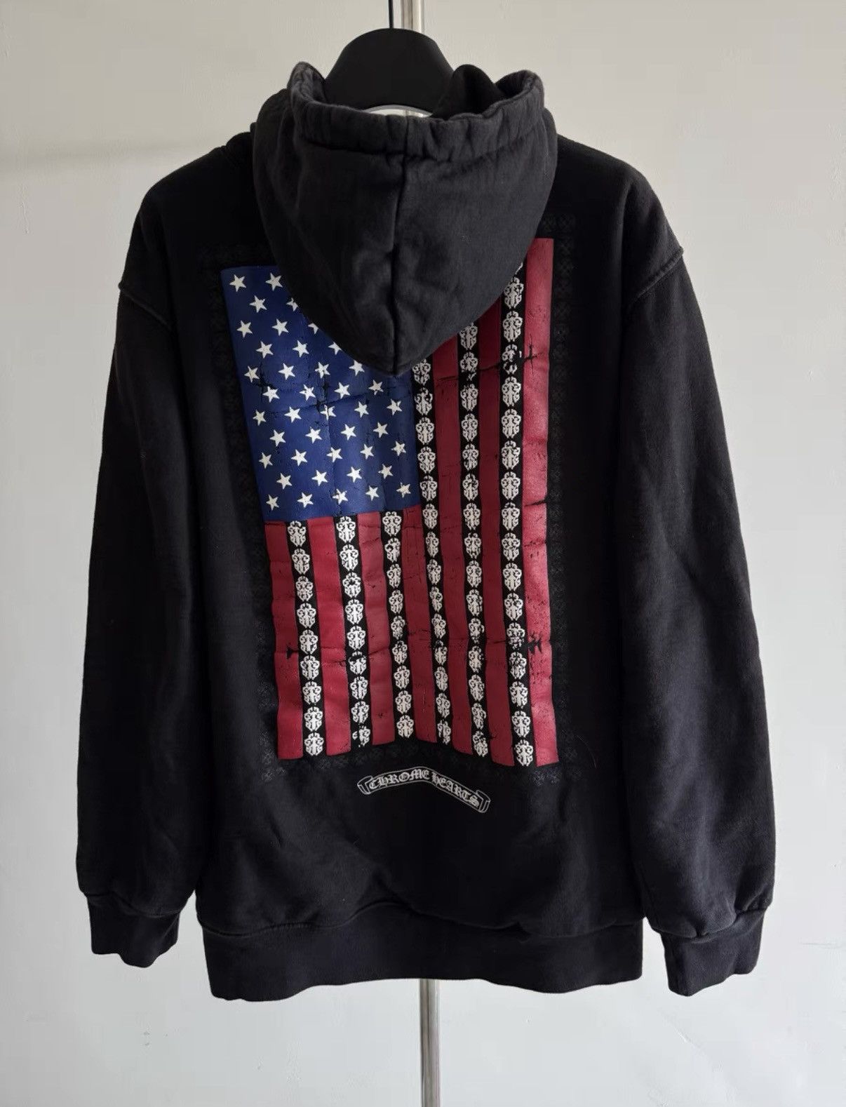 Chrome Hearts Chrome Hearts Flag Limited Edition Waffle Zip Hoodie Size US XXL / EU 58 / 5 - 1 Thumbnail