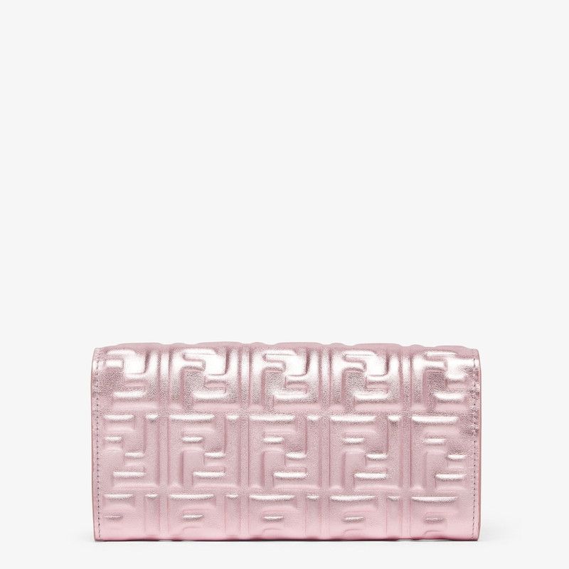 Fendi o1s1wg111225 Size:OS/Baguette Continental With Chain in Pink Size ONE SIZE - 3 Thumbnail