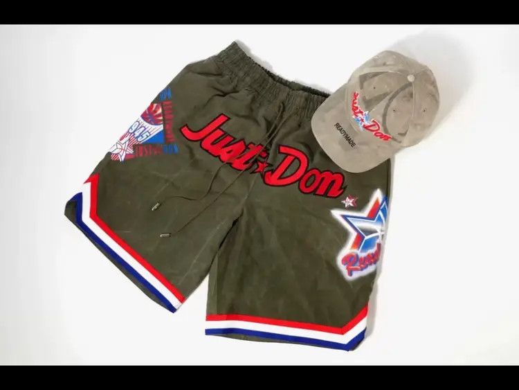 Just Don × READYMADE Sz 3 Just Don x Readymade 18AW NBA Basketball Shorts Size US 32 / EU 48 - 8 Thumbnail