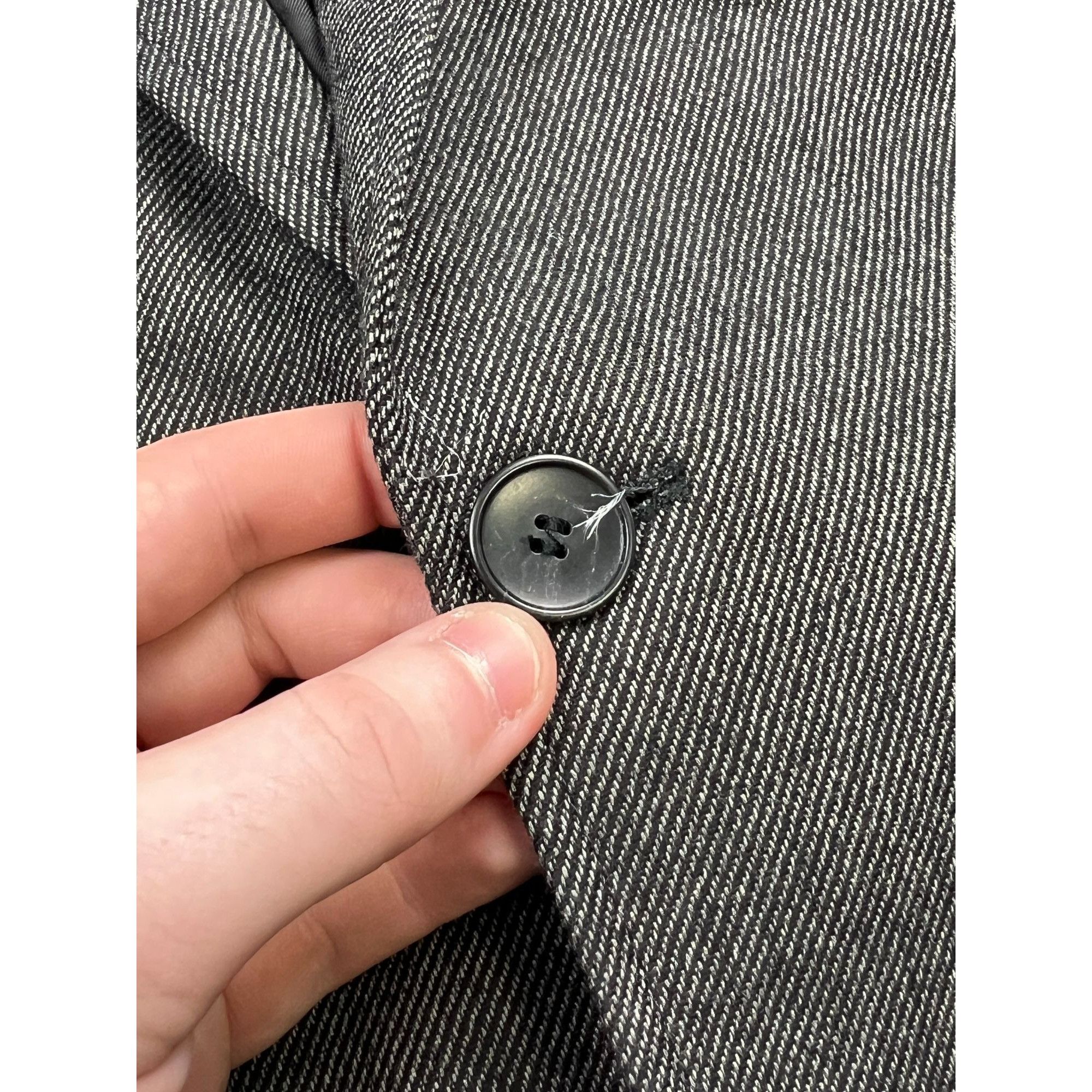 Hugo Boss Hugo Boss Alkos1 Wool Blend 2 Button Blazer Jacket (Y0786) Size 40R - 3 Thumbnail