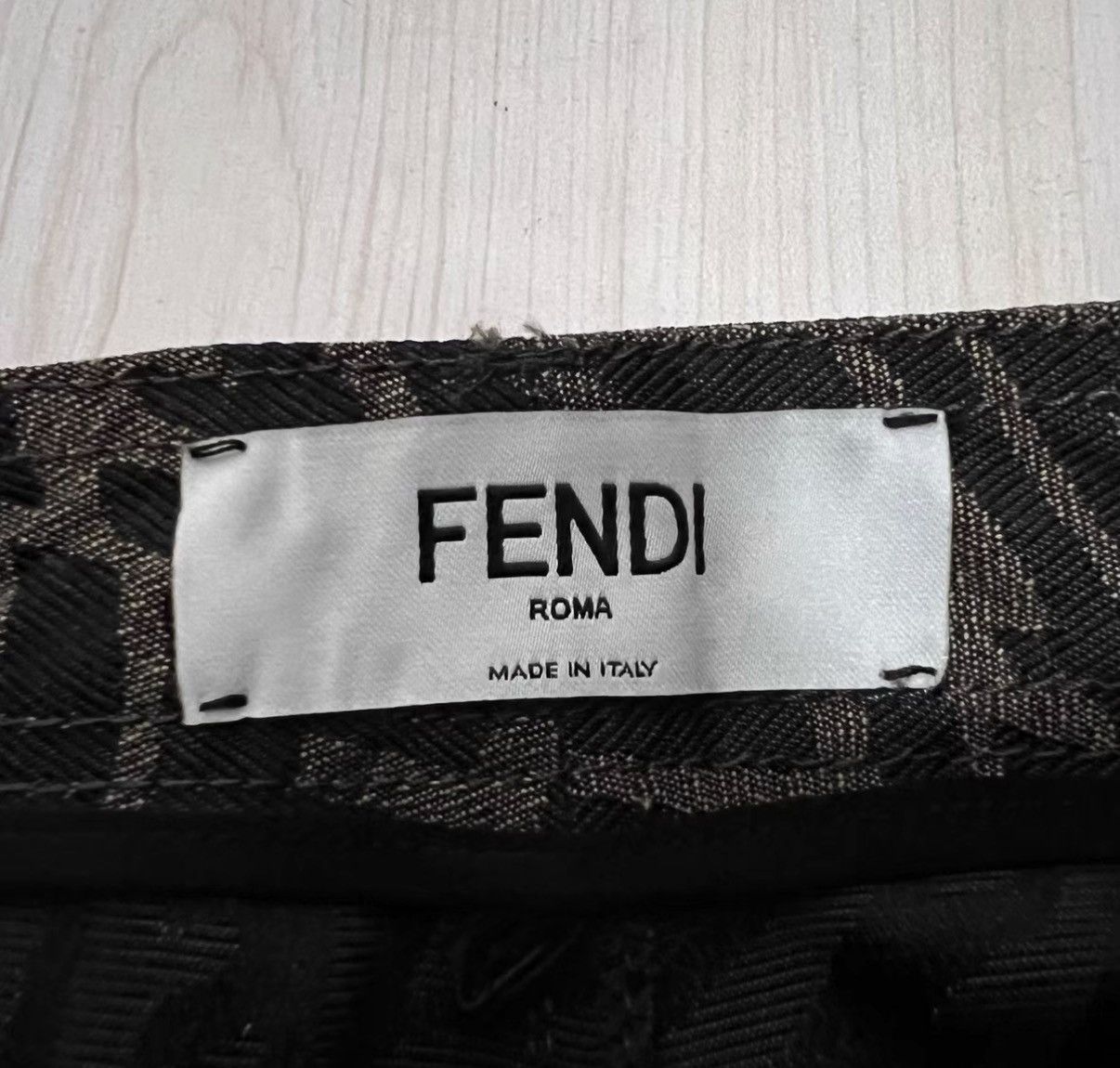 Fendi Fendi Brown FF All Over Print Trousers J41 Size 25" / US 0 / IT 36 - 3 Thumbnail