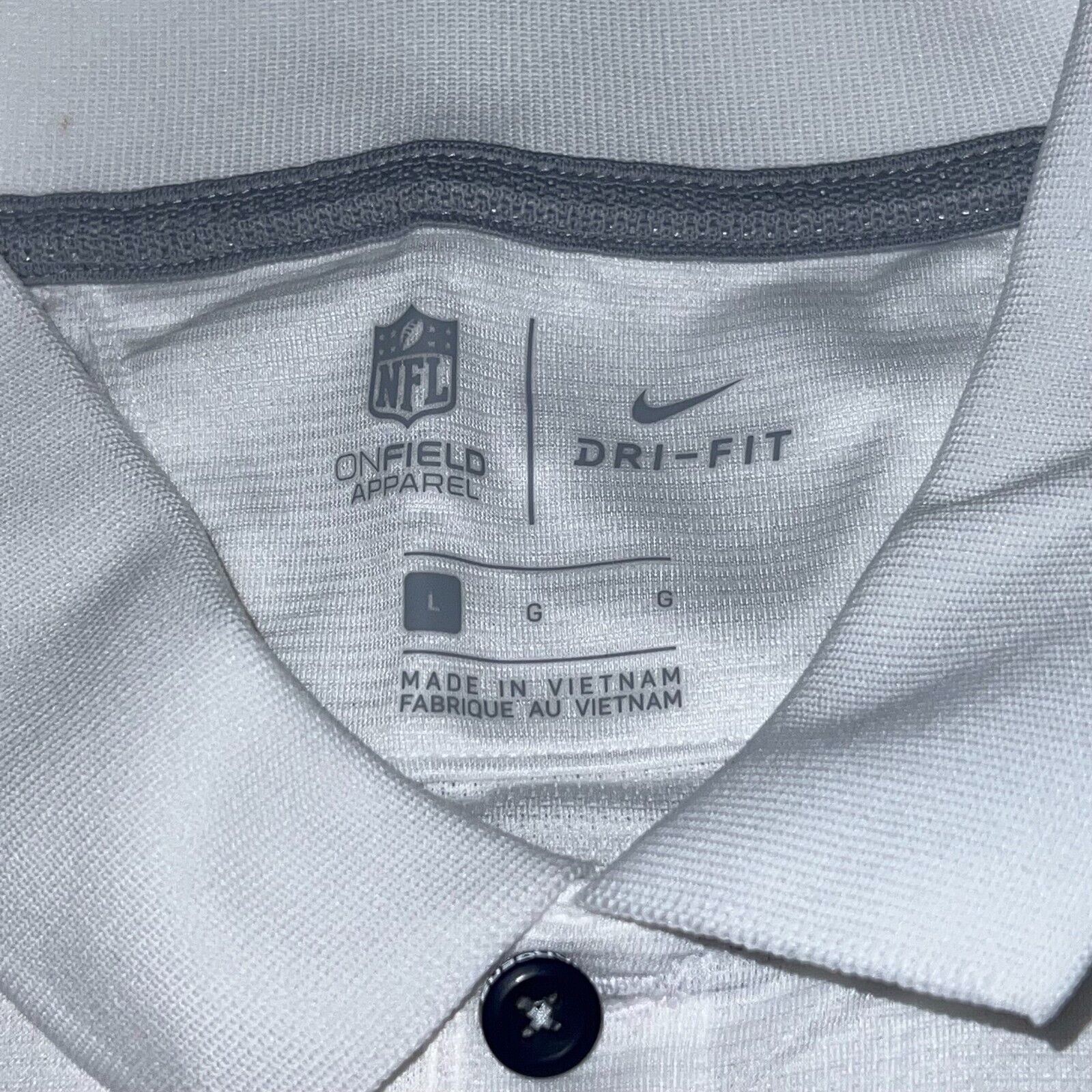 Nike Los Angeles Chargers Nike NFL Dri-Fit Polo Men's Size LARGE Size US L / EU 52-54 / 3 - 4 Thumbnail