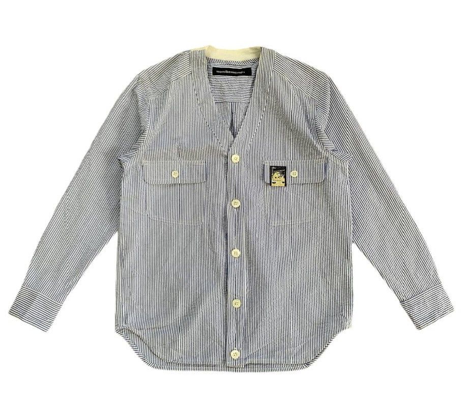 Issey Miyake Mercibeaucoup Thin Buttons Stripes Jacket Size US S / EU 44-46 / 1 - 1 Thumbnail