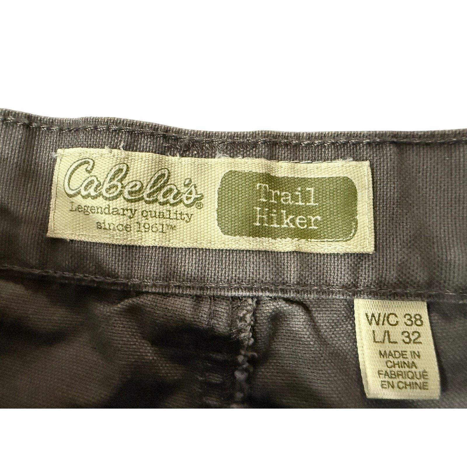 Cabelas Cabelas Trail Hiker Cargo Pants Men 38 Gray Gorpcore Hunting Size US 38 / EU 54 - 3 Thumbnail