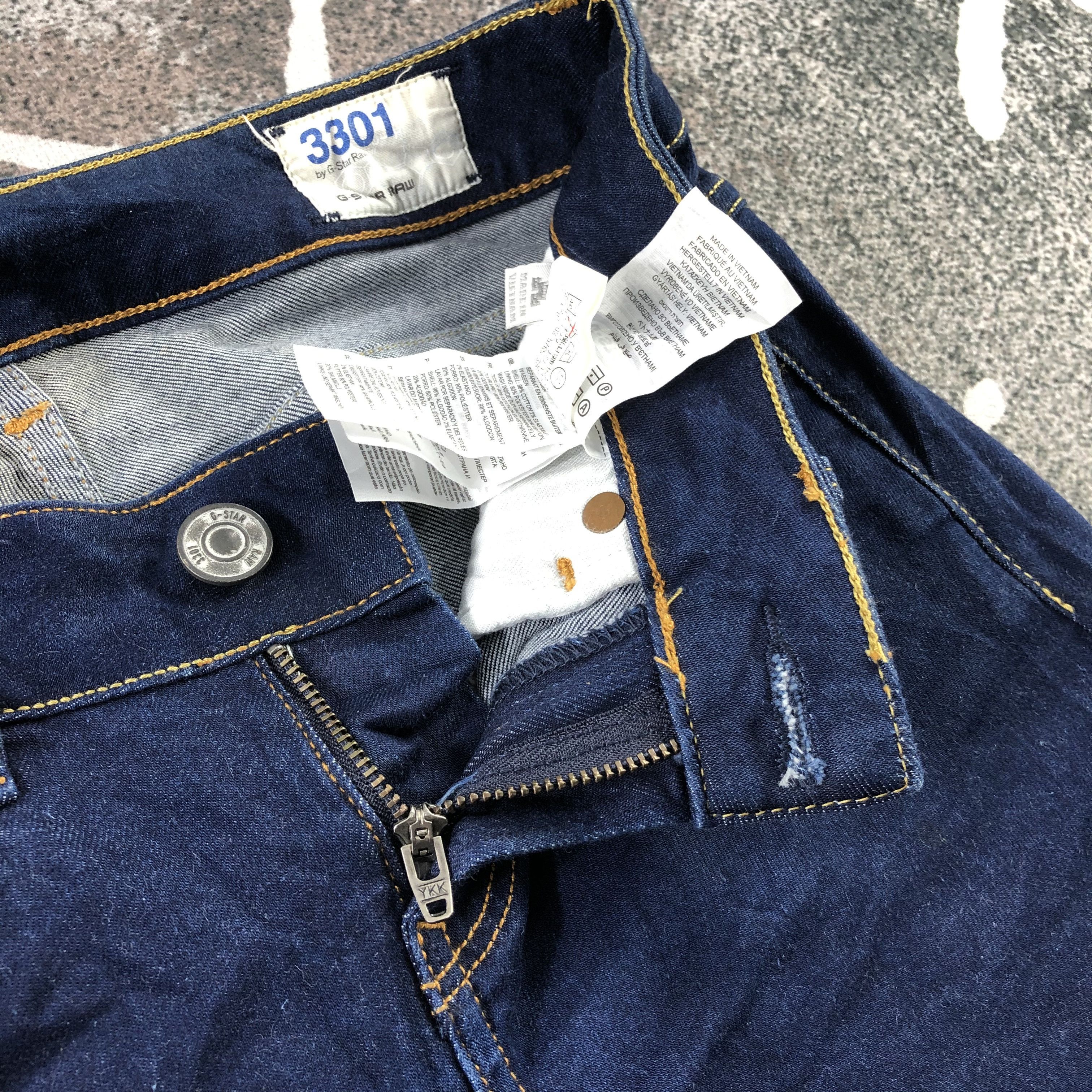 G-Star G Star Raw Jeans Blue Flare Denim KJ1273 Size US 26 / EU 42 - 7 Thumbnail