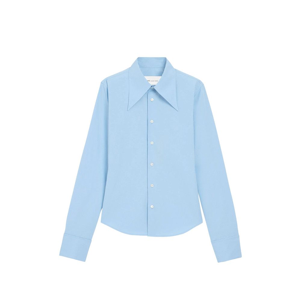 AMI Ami Paris BLUE Tops - Shirts Size S / US 4 / IT 40 - 1 Thumbnail