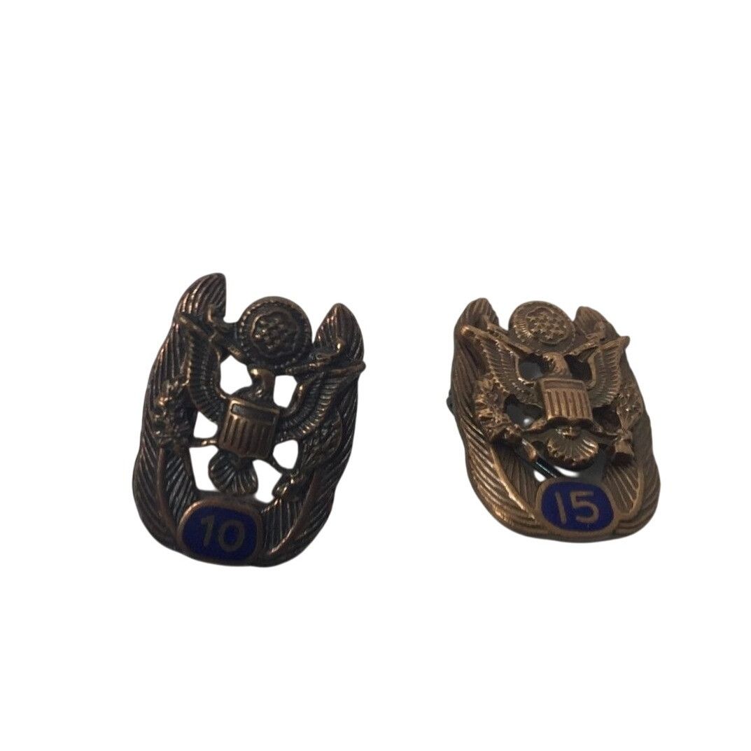 Other Vintage Military US Army Eagle Service Pins and 1 Thompson's Size ONE SIZE - 4 Thumbnail