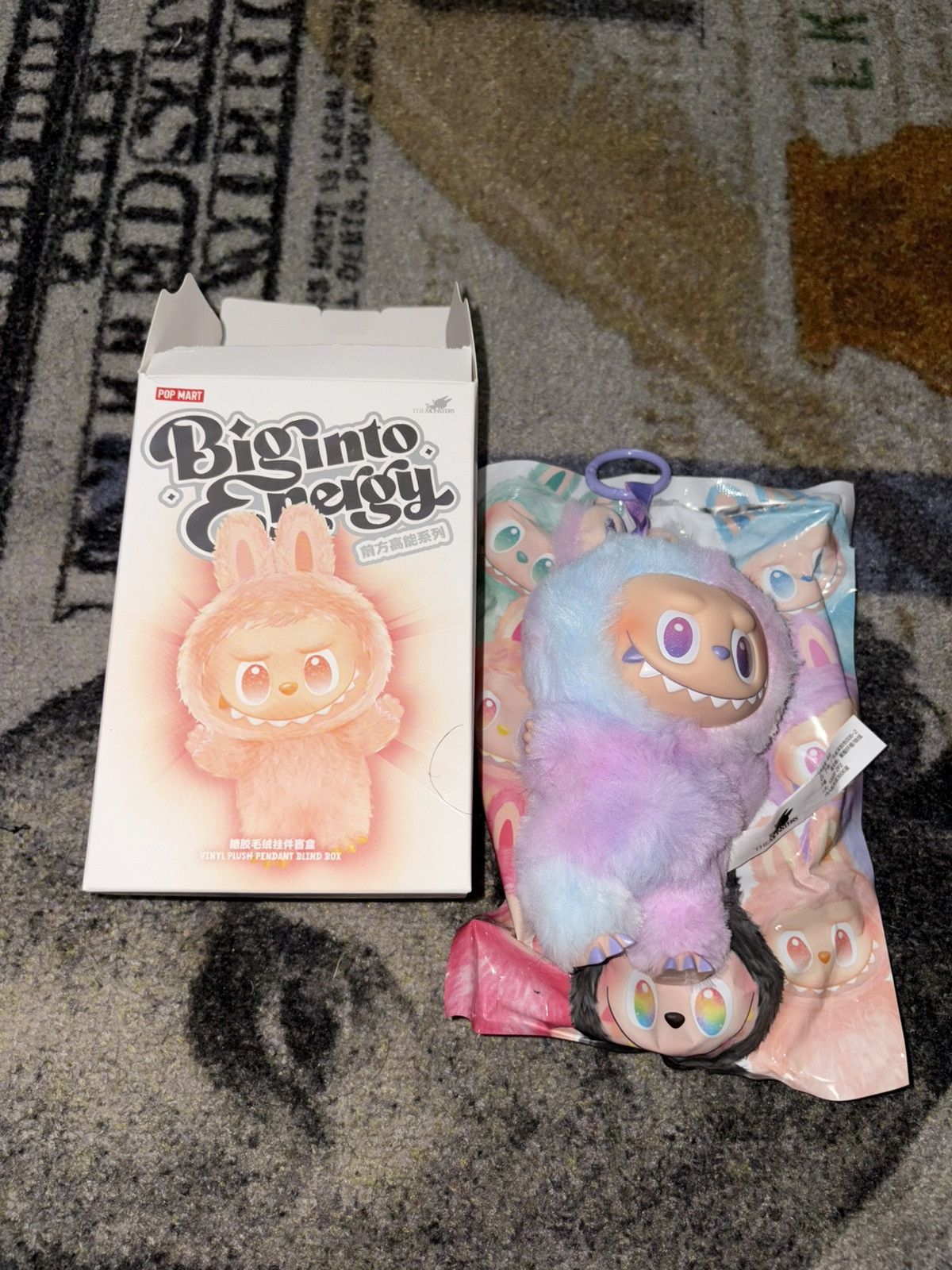 POP MART Pop Mart Labubu The Monsters Big into Energy LUCK Plush Size ONE SIZE - 4 Thumbnail