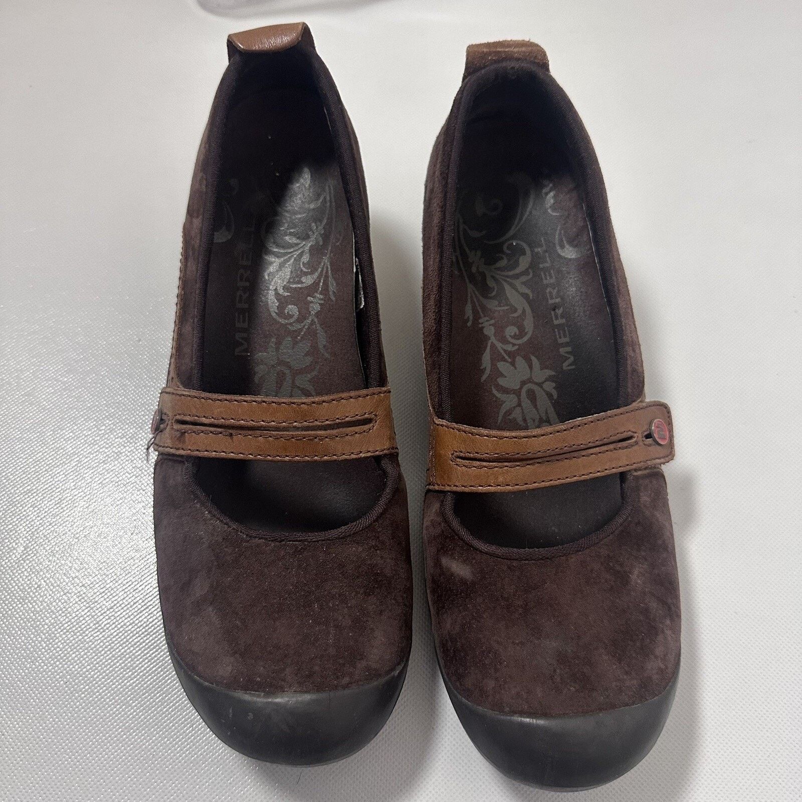 Merrell Merrell Loafers Plaza Bandeau Suede Mary Jane Comfort Shoes Size US 9 / IT 39 - 1 Thumbnail