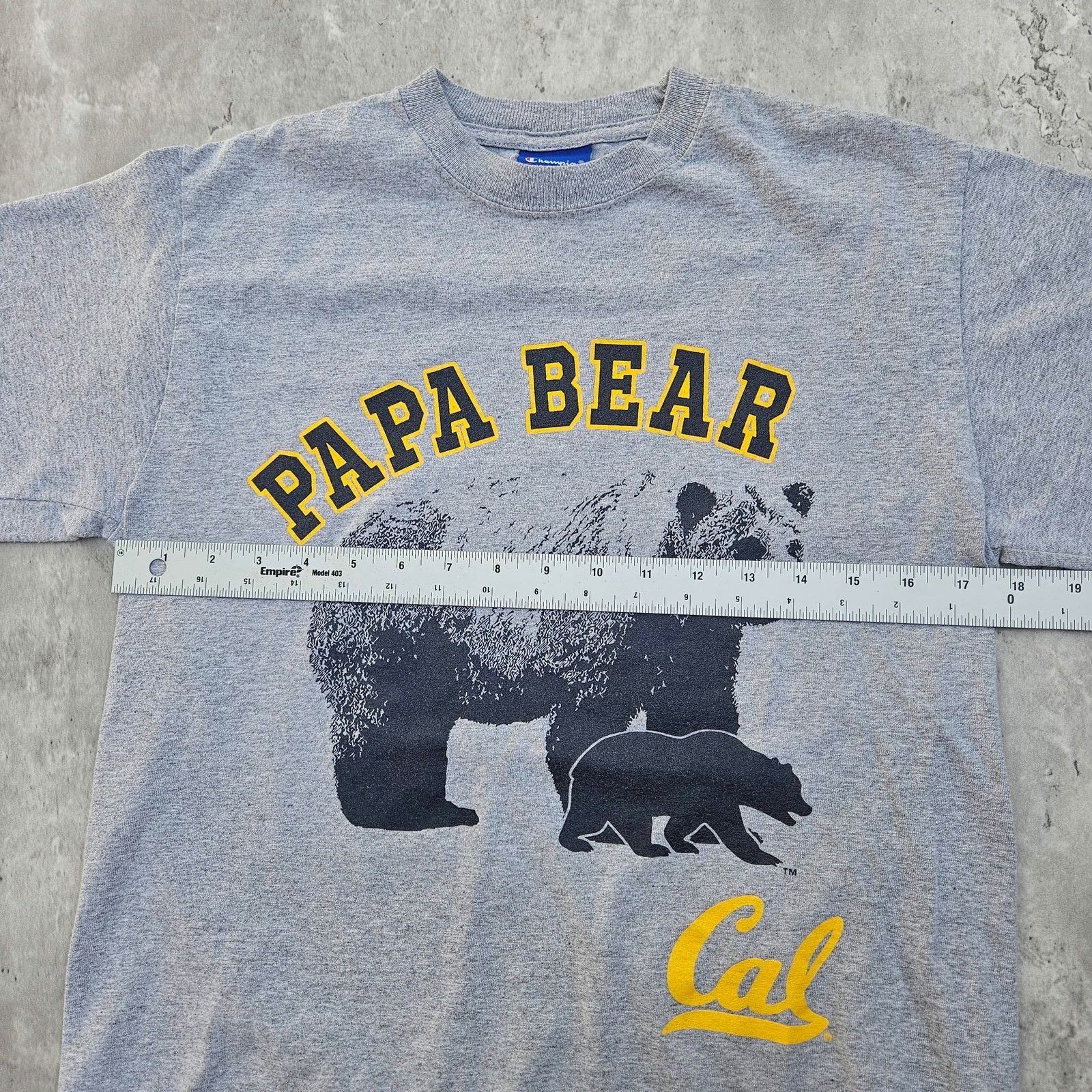 Champion Vintage Cal State T-Shirt Size Medium Gray Y2K Size US M / EU 48-50 / 2 - 4 Thumbnail