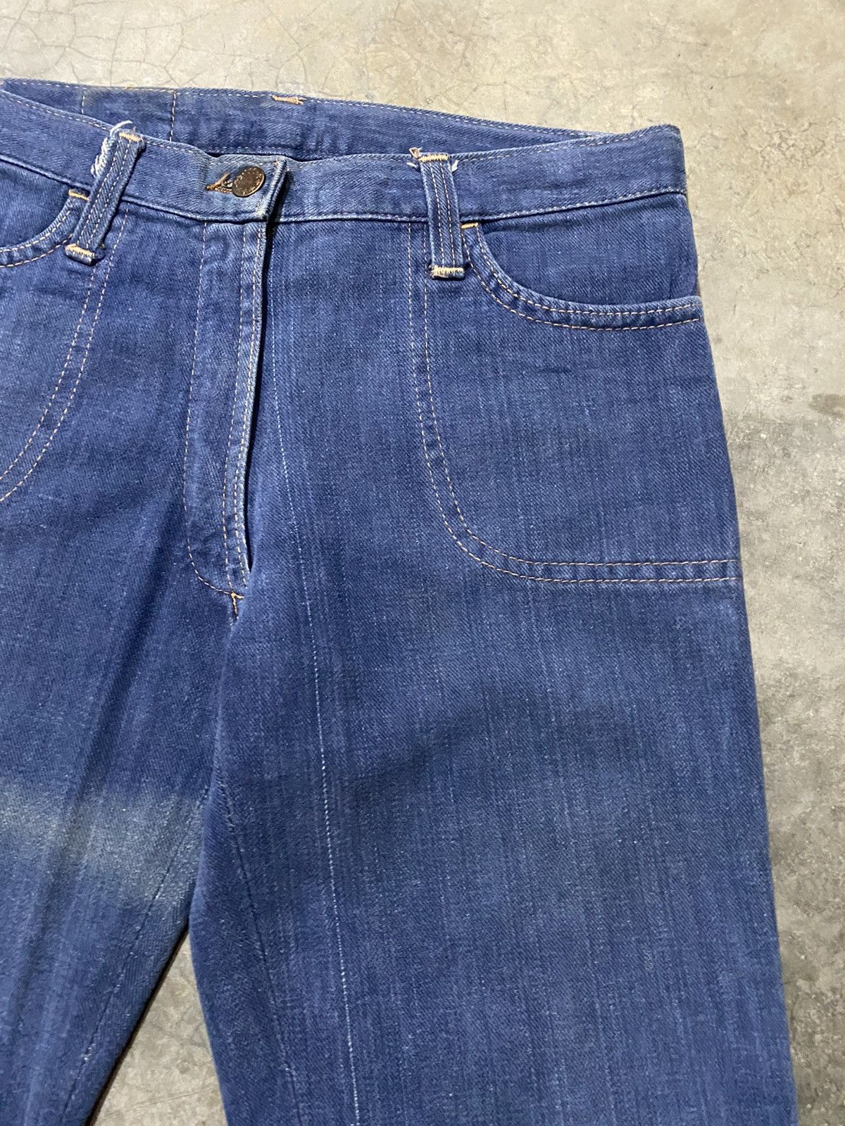 Vintage Flare Jeans Vintage X-West Canton Made in Usa Size US 29 - 12 Thumbnail