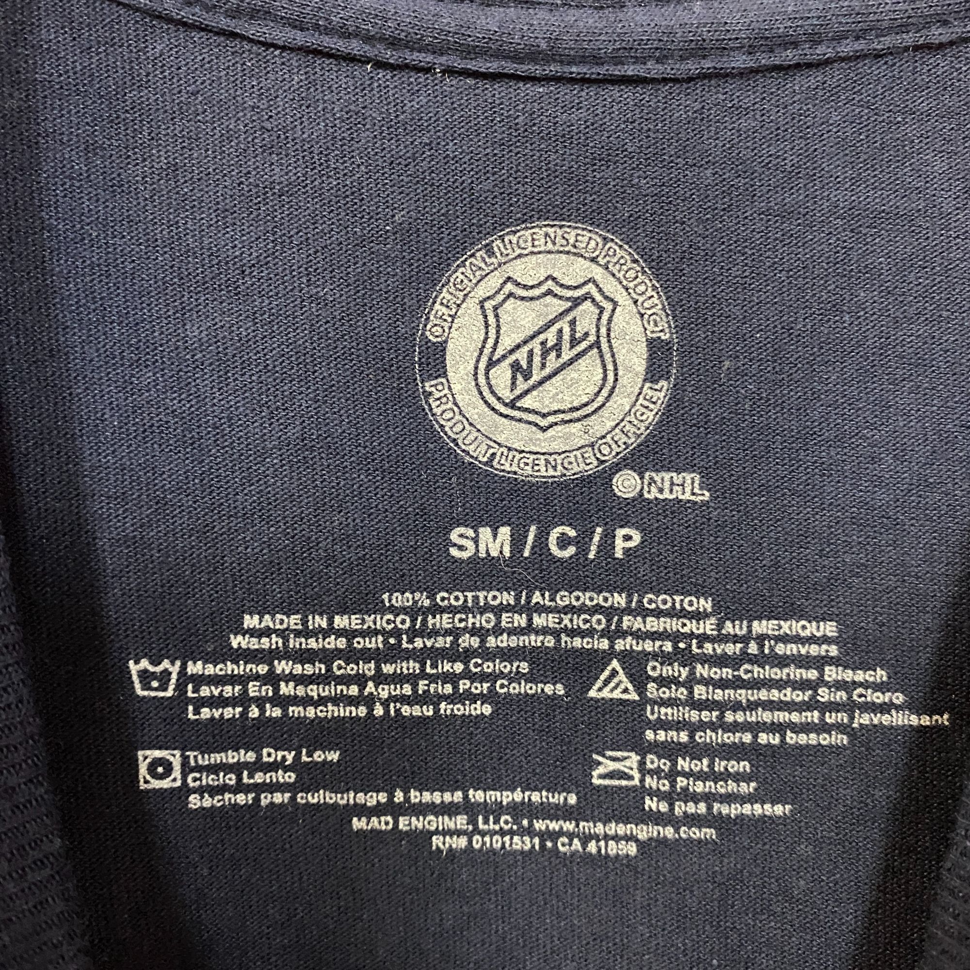 NHL Winnipeg Jets NHL Hockey Graphic Design T-Shirt SM Size US M / EU 48-50 / 2 - 4 Thumbnail