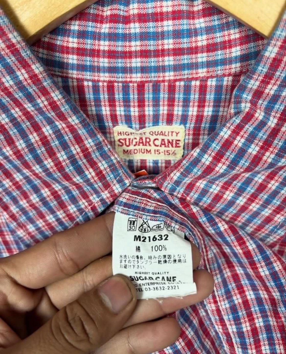 Sugar Cane × Toyo Enterprises Sugarcane Plaid Shirt Size US L / EU 52-54 / 3 - 4 Thumbnail