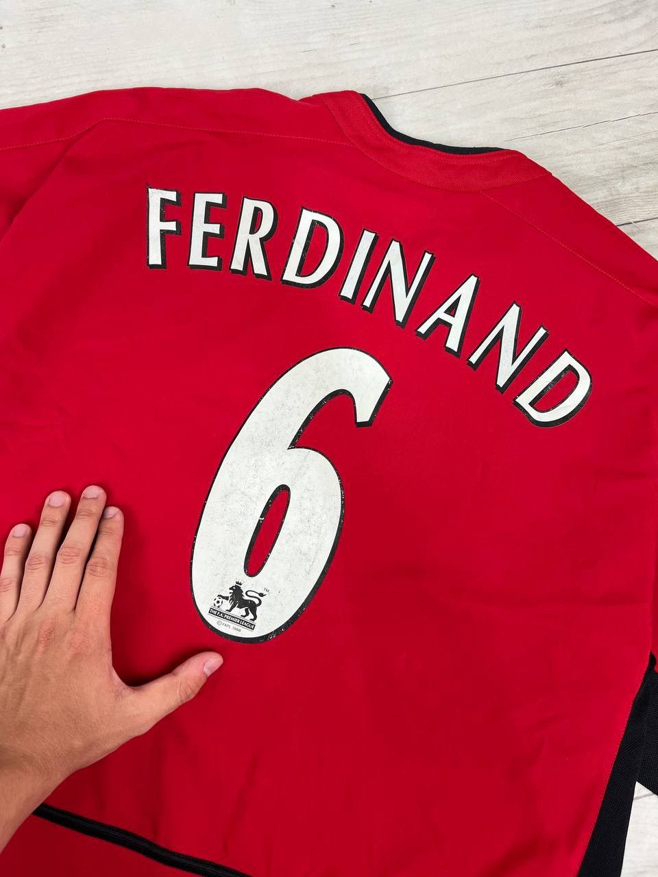 Nike Nike Manchester United 2002 2004 Ferdinand #6 Home Jersey Size US XXL / EU 58 / 5 - 19 Thumbnail