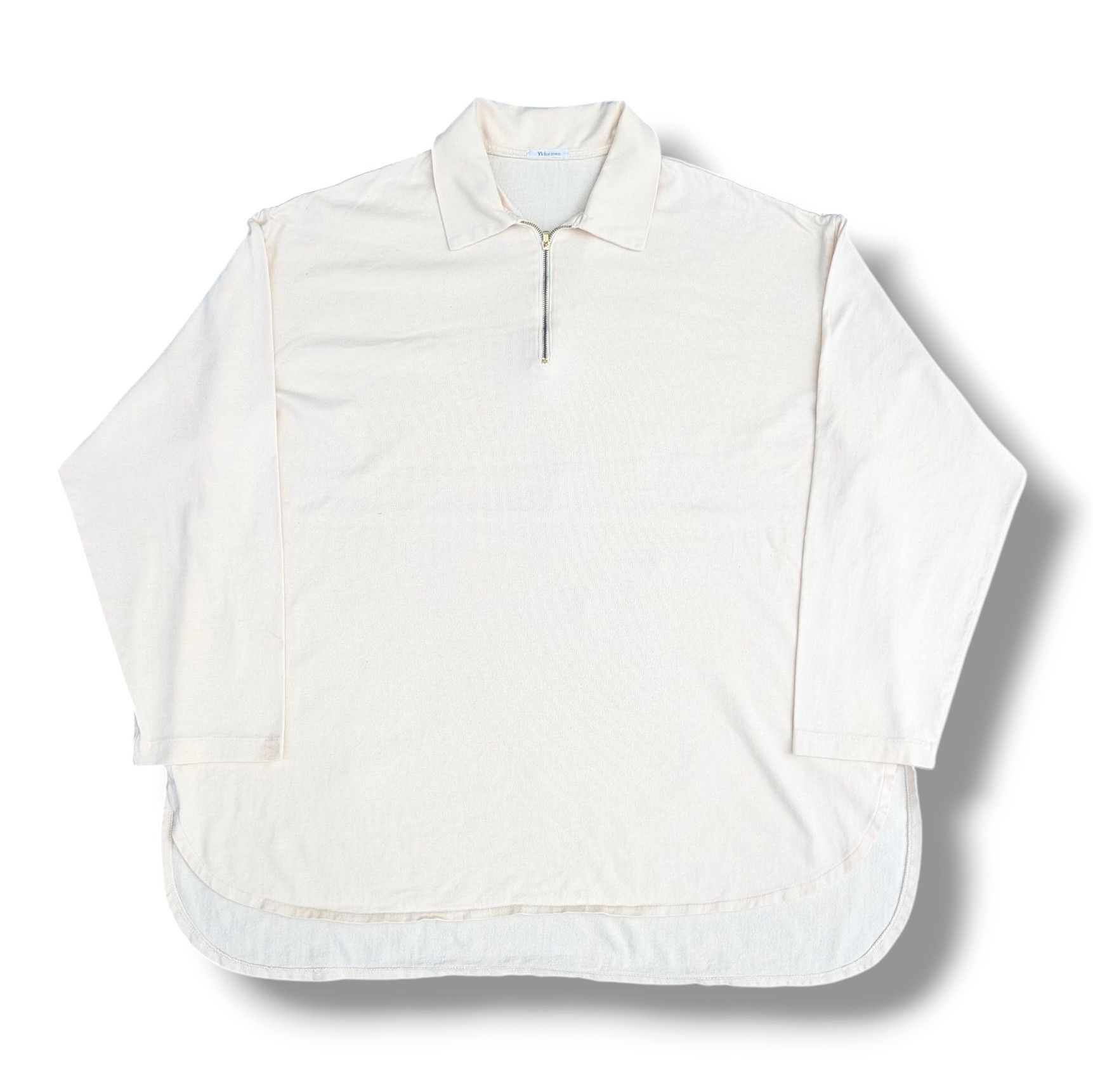 Y’S Yohji Yamamoto Halfzip Long Sleeve Shirt