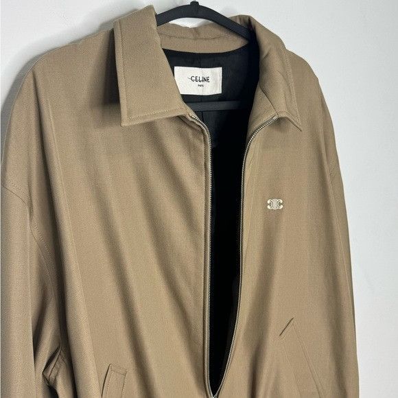 Celine Celine Wool and Cotton-Blend Gabardine Blouson Jacket Men’s Size US XL / EU 56 / 4 - 4 Thumbnail