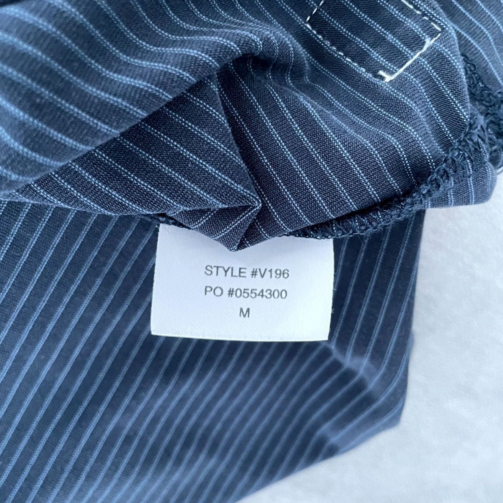 Vuori Vuori Shirt Adult Medium Blue Linear Tech Performance Tee Pocket Stretch Mens M Size US M / EU 48-50 / 2 - 5 Thumbnail