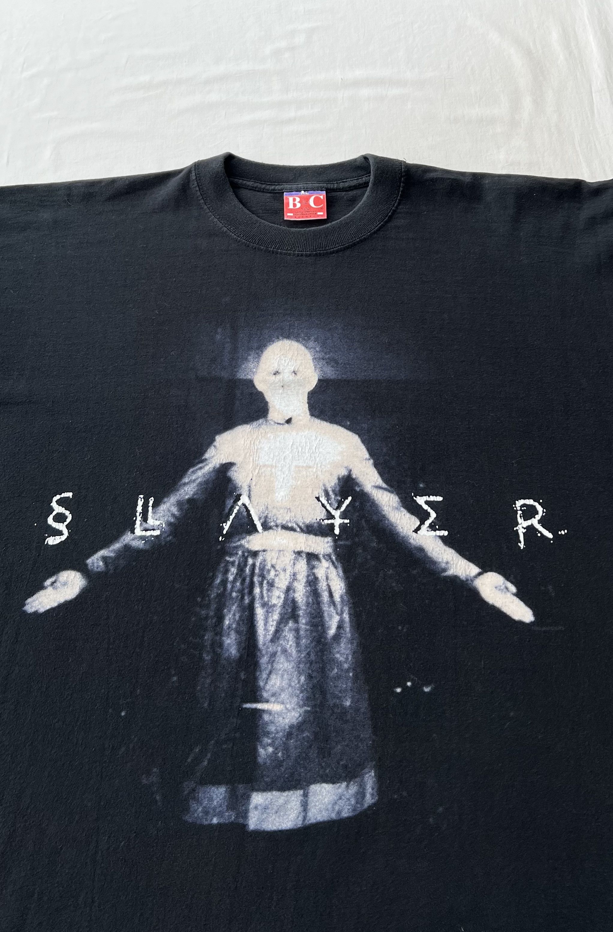 Band Tees Vintage 1998 Slayer Diabolus in Musica Black Long Sleeve Size US XL / EU 56 / 4 - 3 Thumbnail