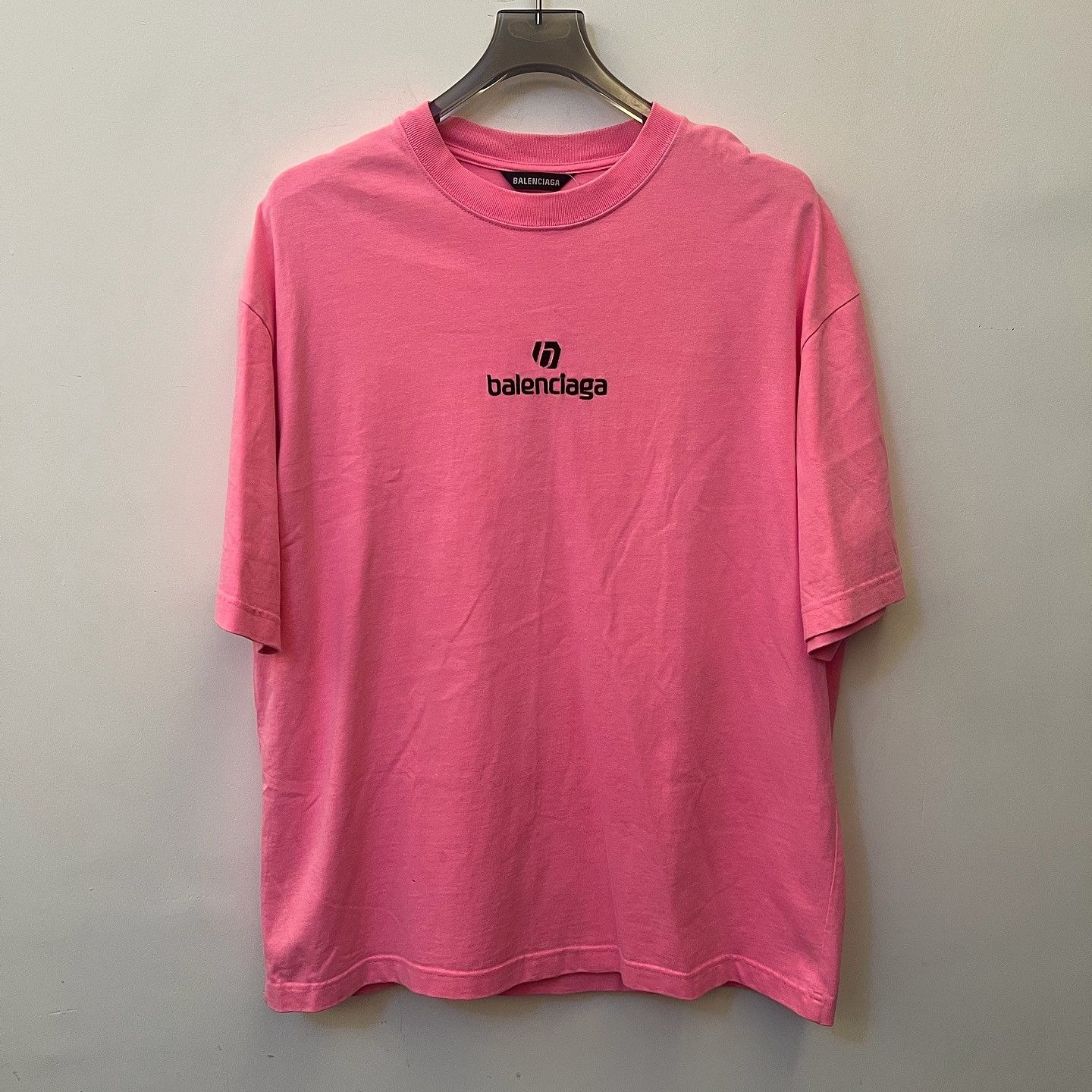 Balenciaga Balenciaga Logo Embroidered T-Shirt Size M Size US M / EU 48-50 / 2 - 1 Thumbnail