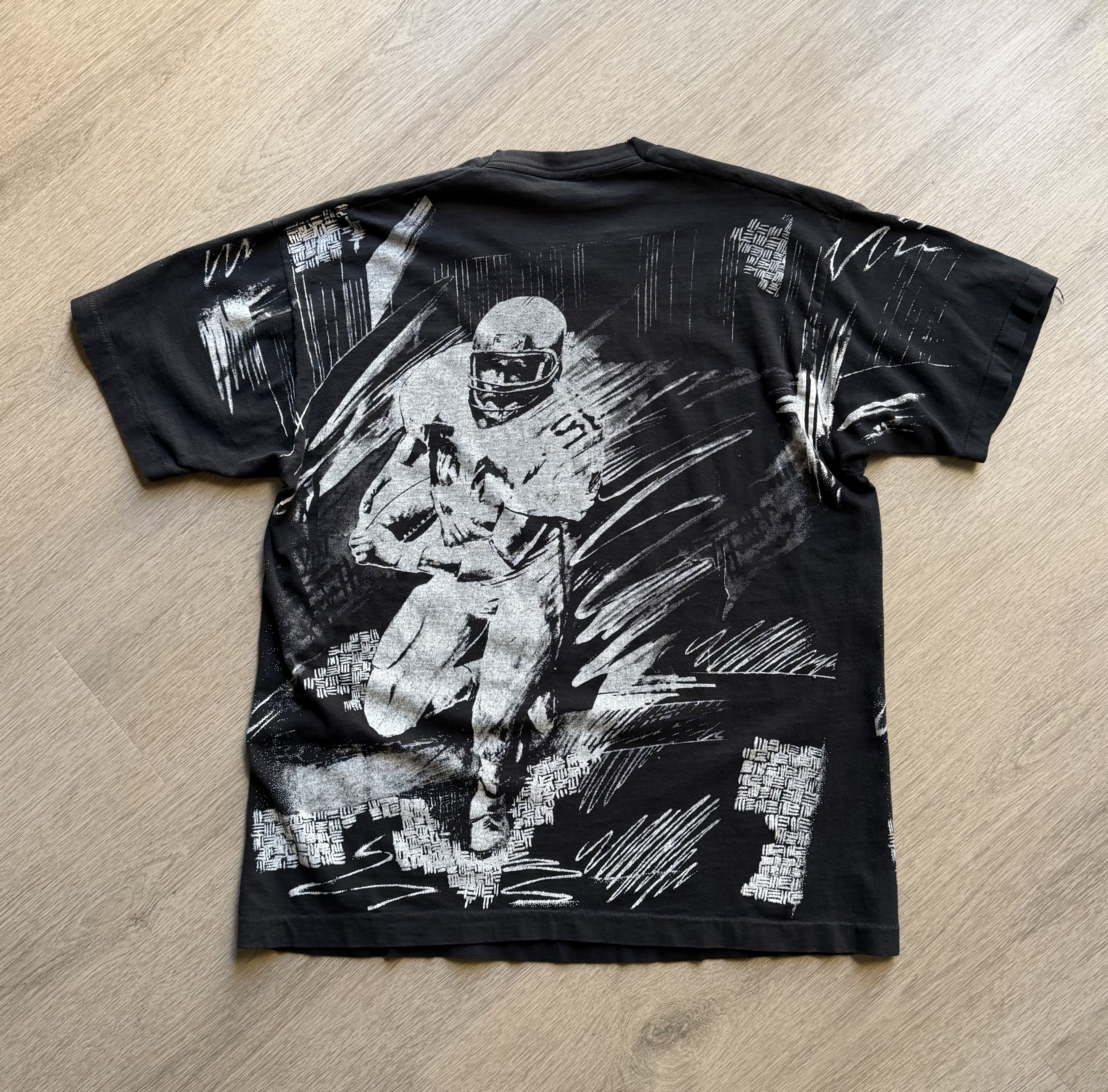 NCAA Vintage 90s NCAA California Warriors Football AOP Tee XL Size US XL / EU 56 / 4 - 3 Thumbnail