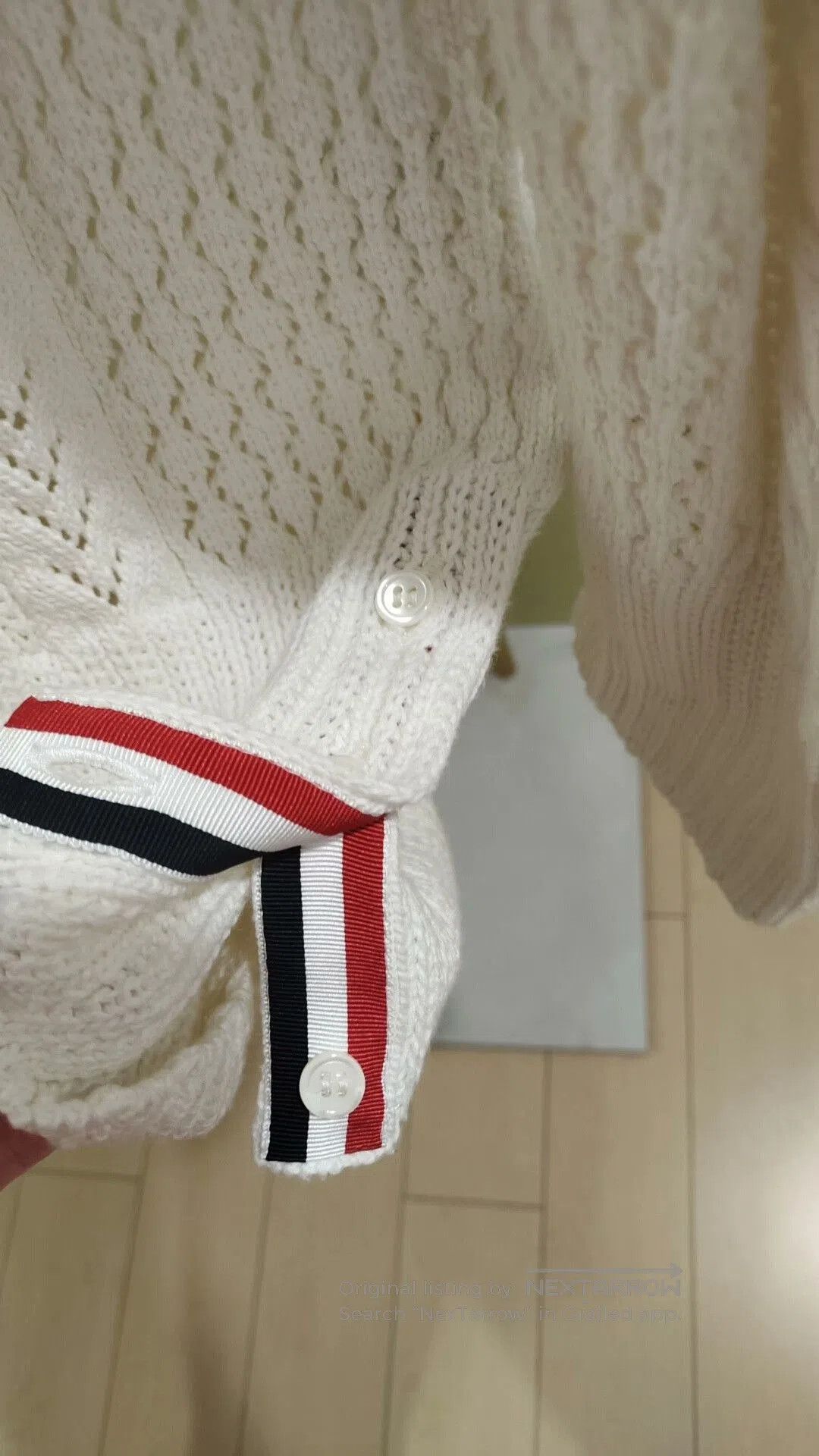 Thom Browne Thom Browne Women's Cardigan Sweater. Size M / US 6-8 / IT 42-44 - 3 Thumbnail