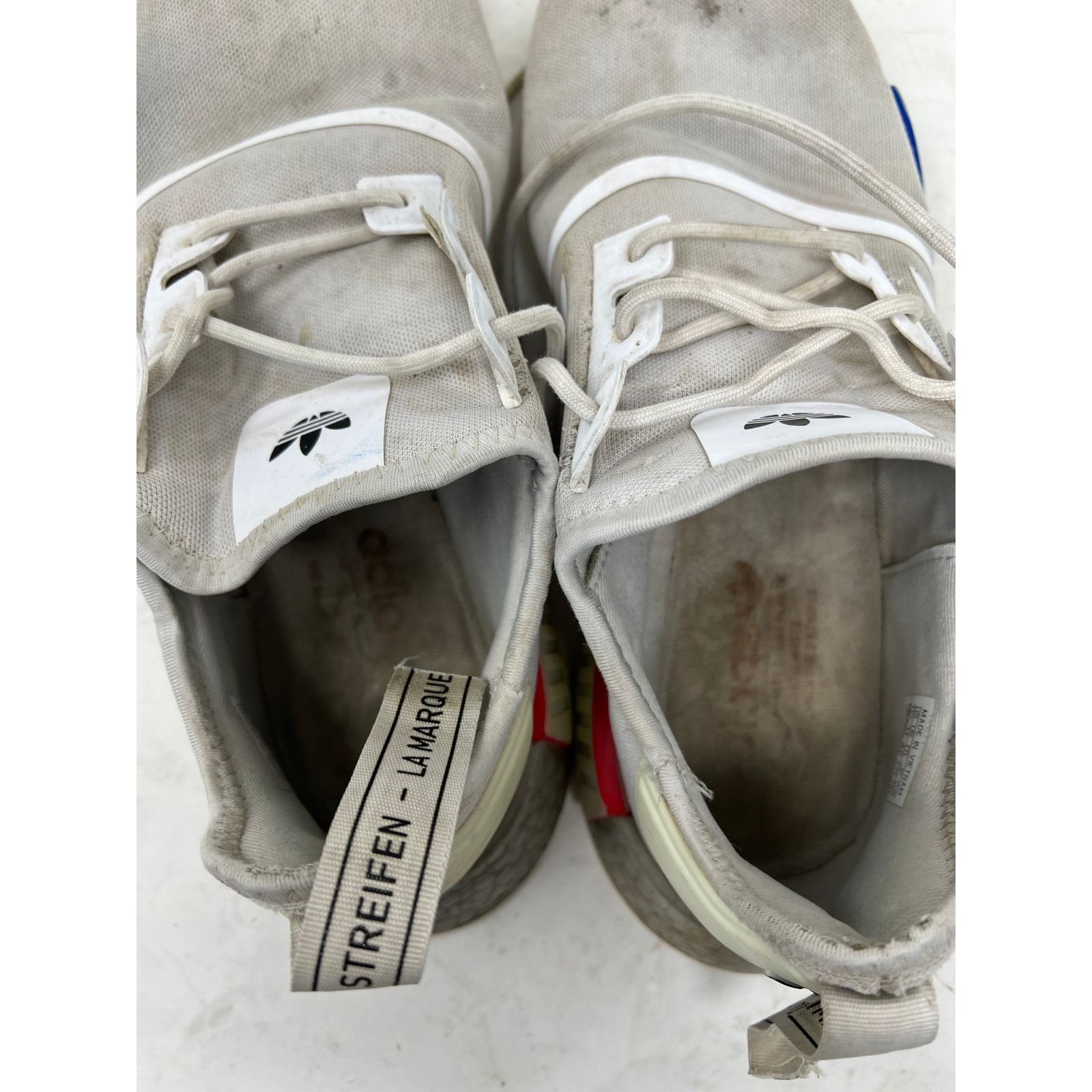 Adidas Adidas NMD_R1 White Grey Mens 11.5 Size US 11.5 / EU 44-45 - 6 Thumbnail