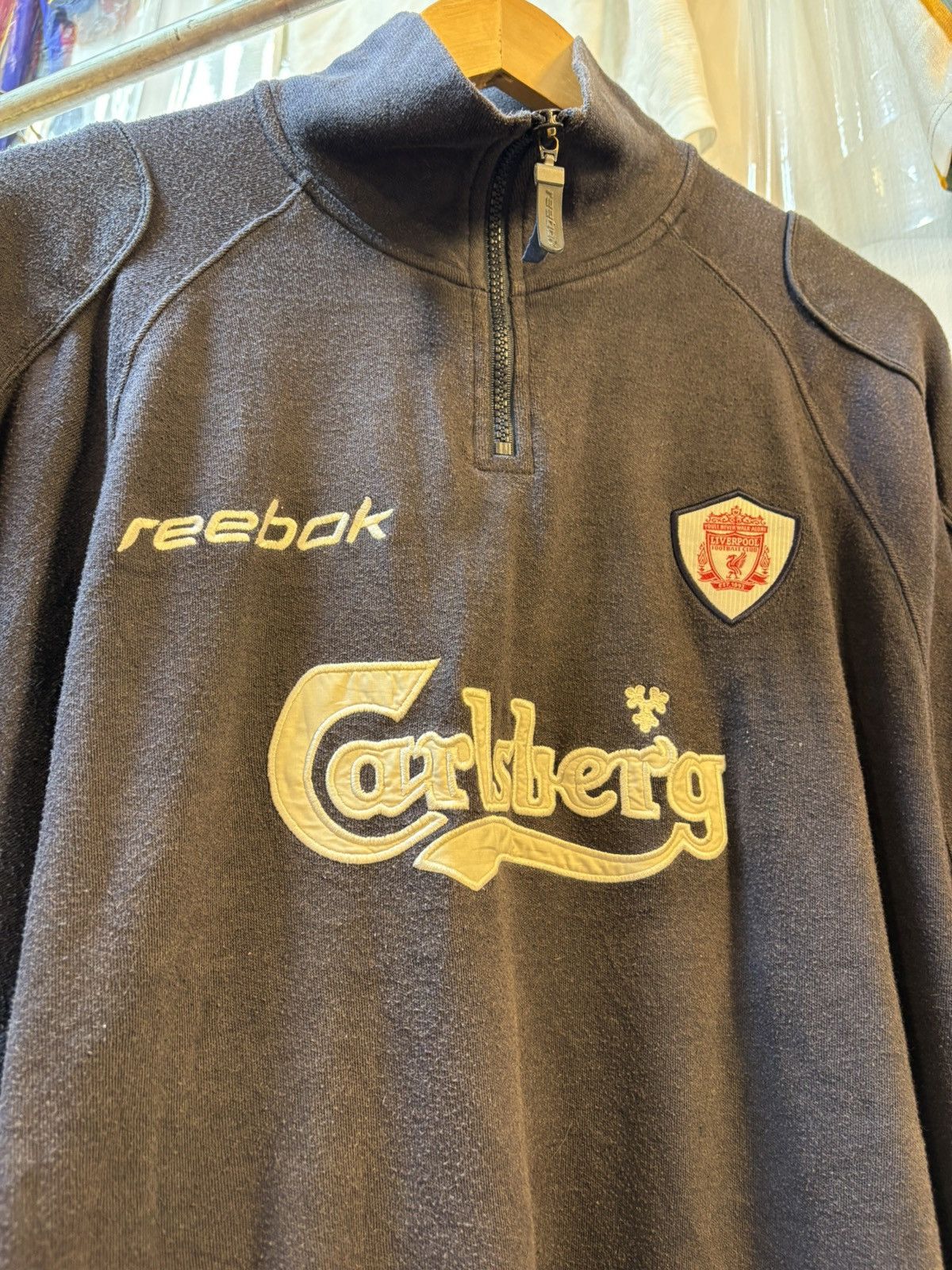 Reebok Vintage 90s Liverpool FC Sweatshirt Size US M / EU 48-50 / 2 - 16 Thumbnail