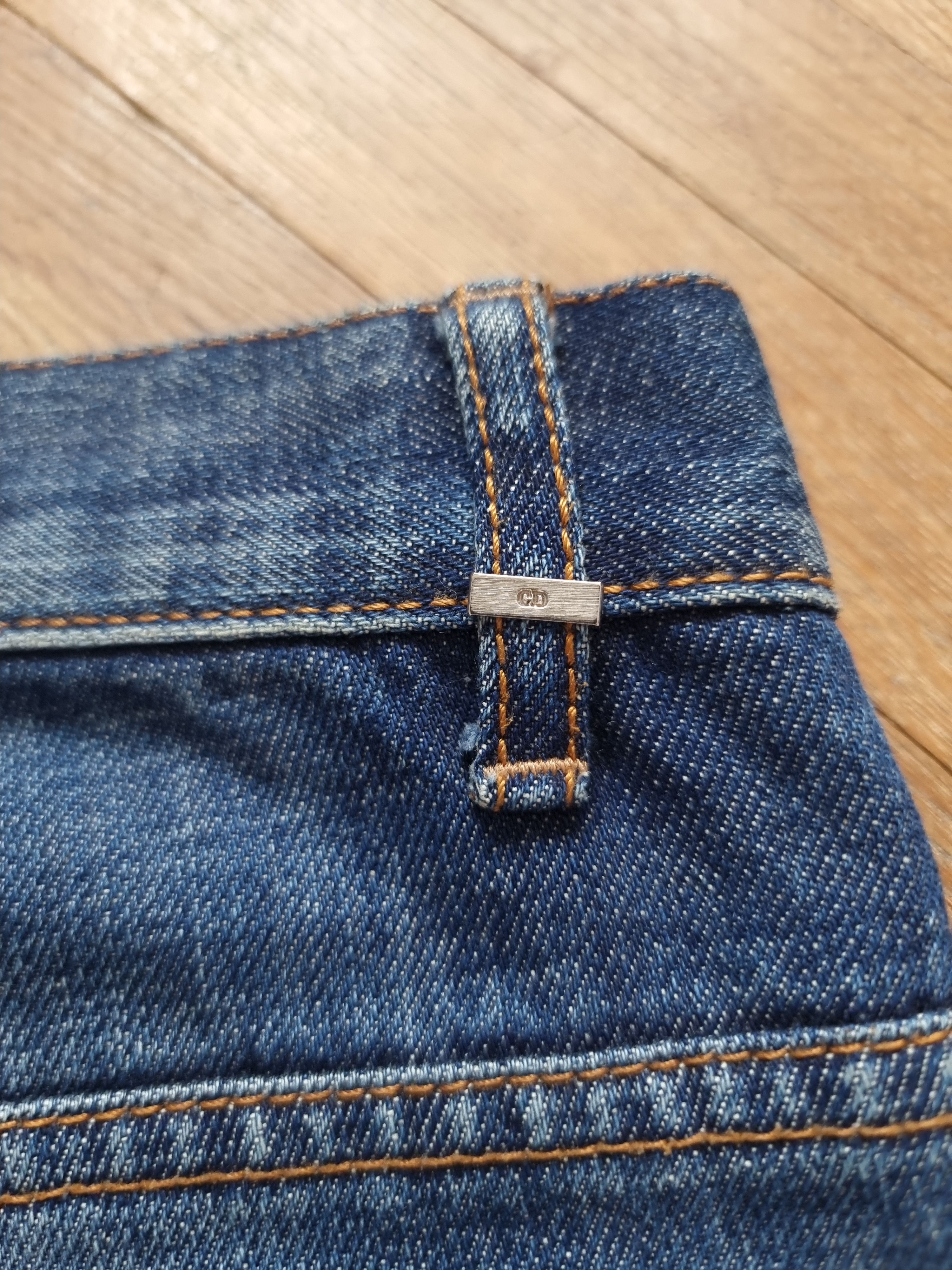 Dior Dior Homme Proto Distressed Blue Denim Jeans Size US 31 - 5 Thumbnail