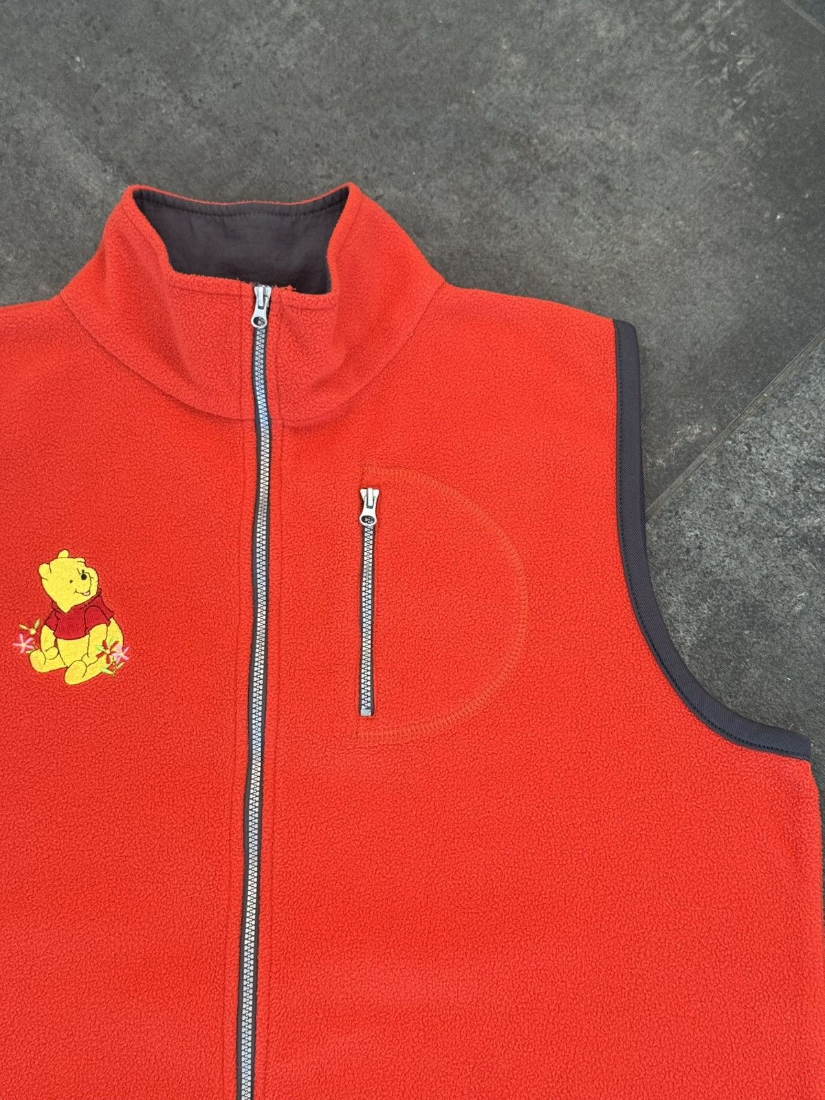 Disney Vintage Y2K Disney Winnie The Pooh Fleece Vest Jacket Size US L / EU 52-54 / 3 - 2 Thumbnail
