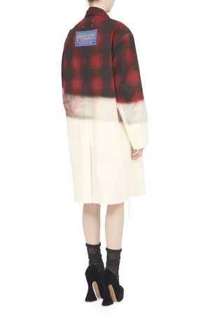 Maison Margiela o1y0625 Overcoat in Multicolor Size S / US 4 / IT 40 - 6 Thumbnail