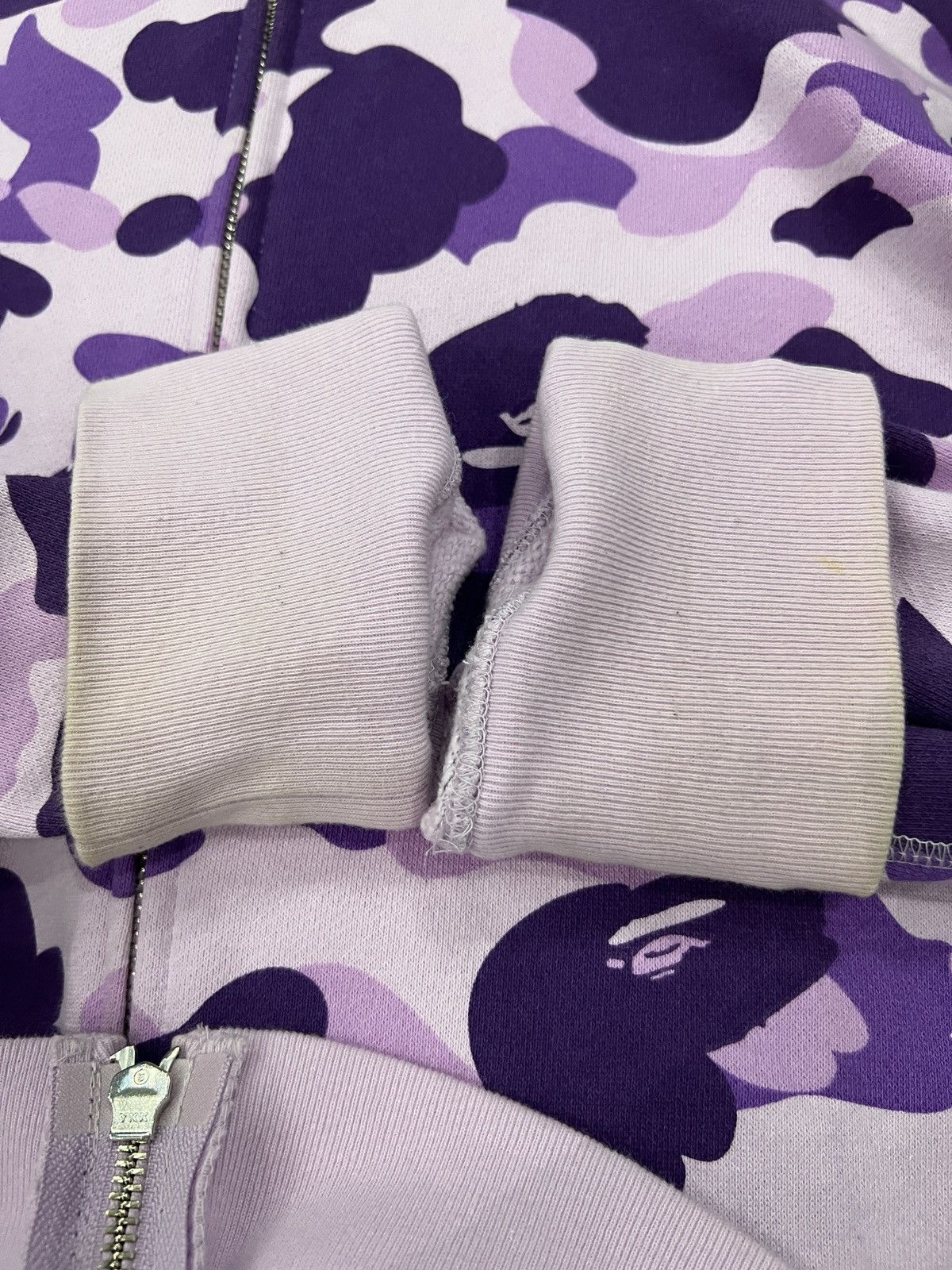 Bape A Bathing Ape Taipei Exclusive Purple Camo Shark Zip Hoodie Size US XL / EU 56 / 4 - 14 Thumbnail