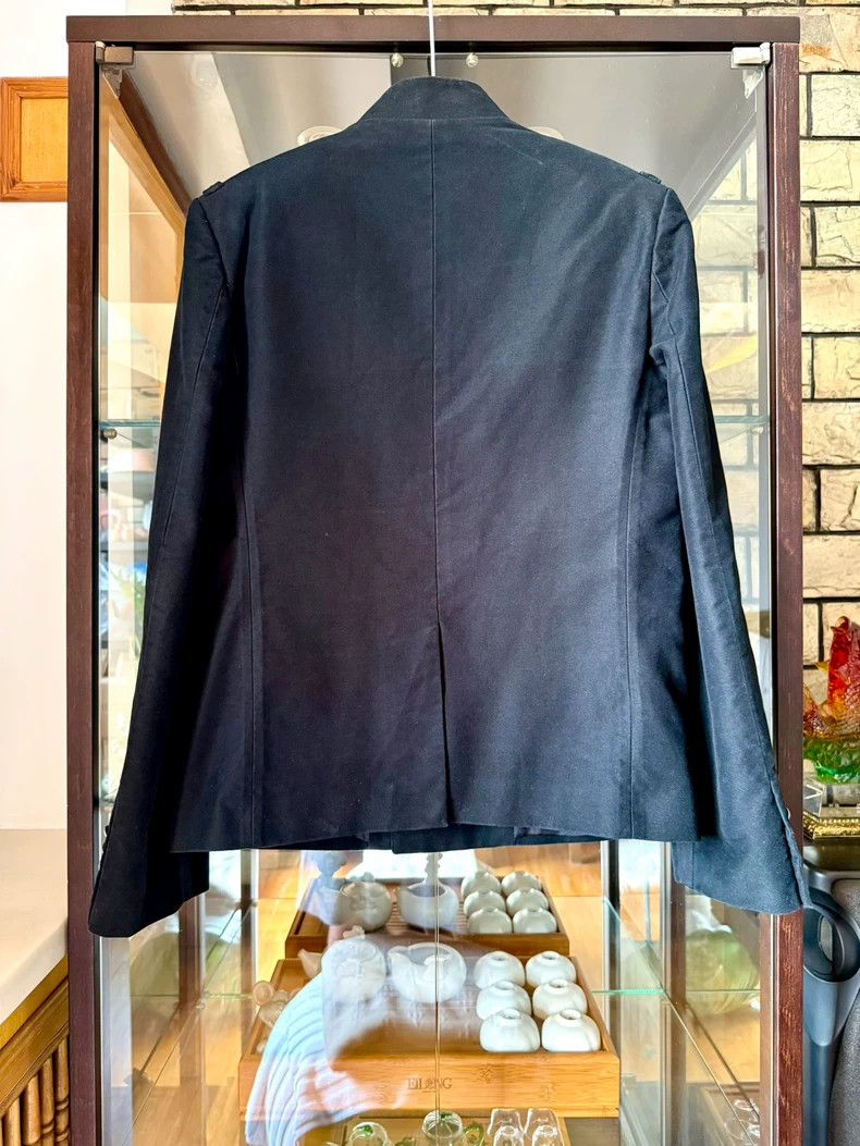 Other Saint Laurent Paris 17 FW show style black Chinese tunic s Size US M / EU 48-50 / 2 - 3 Thumbnail