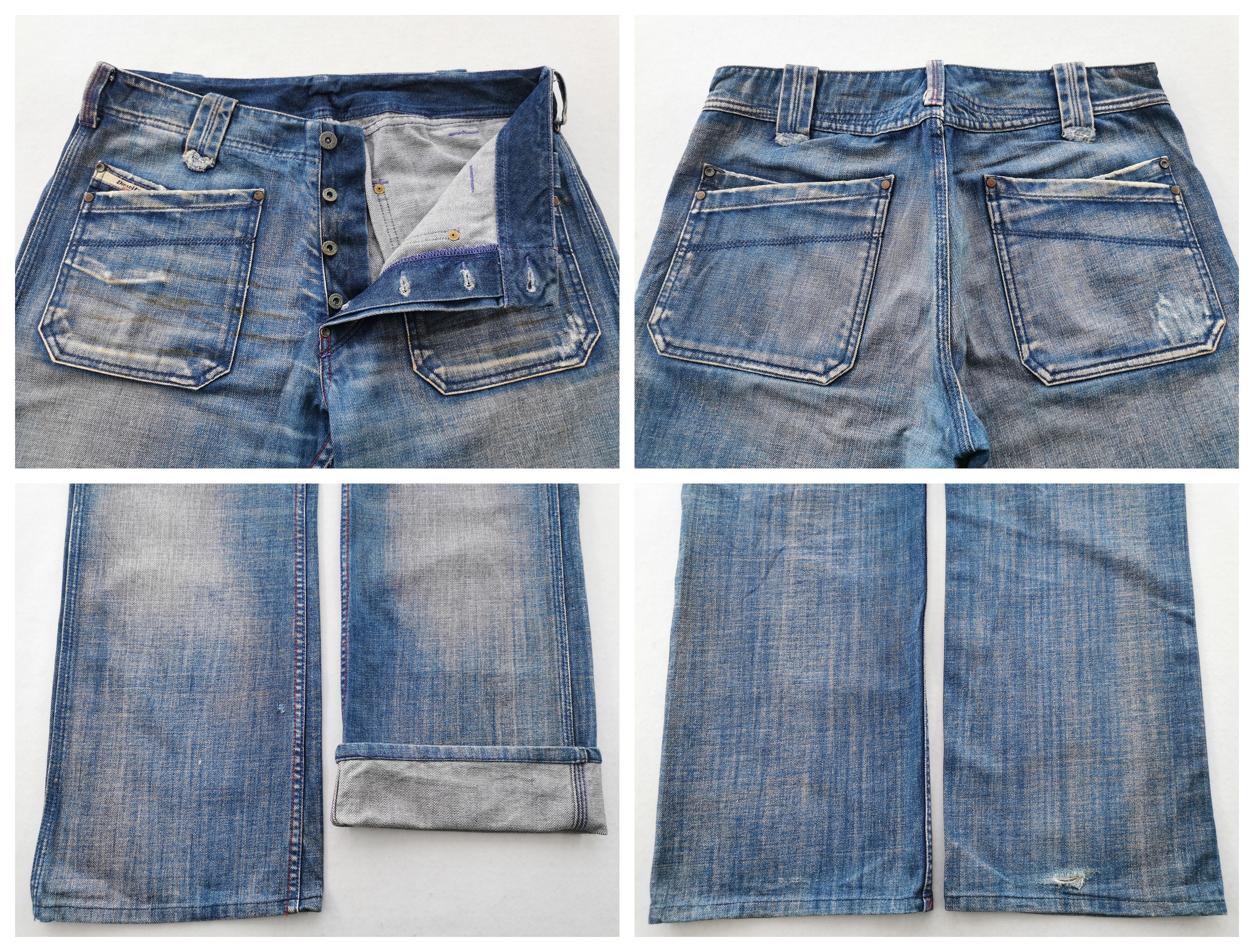Diesel Vintage 90s Diesel Industry Denim Jeans Size 34 Size US 34 / EU 50 - 7 Thumbnail