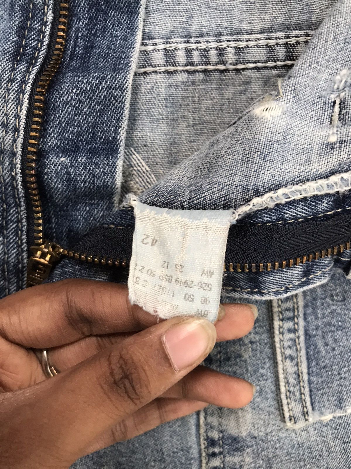 Lee Vintage pipes big pockets logo patched denim short Size 24" / US 00 / IT 34 - 7 Thumbnail