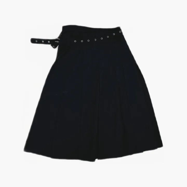 Dior Dior SS23 Black Pleated Skirt for Women 0079-2507 Size 35" - 2 Thumbnail